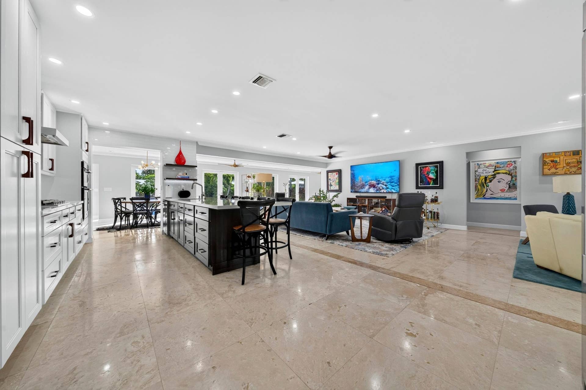 4100 NE 15TH Terrace, Oakland Park, FL 33334 017-036-KitchenFamily Room-4000x2662