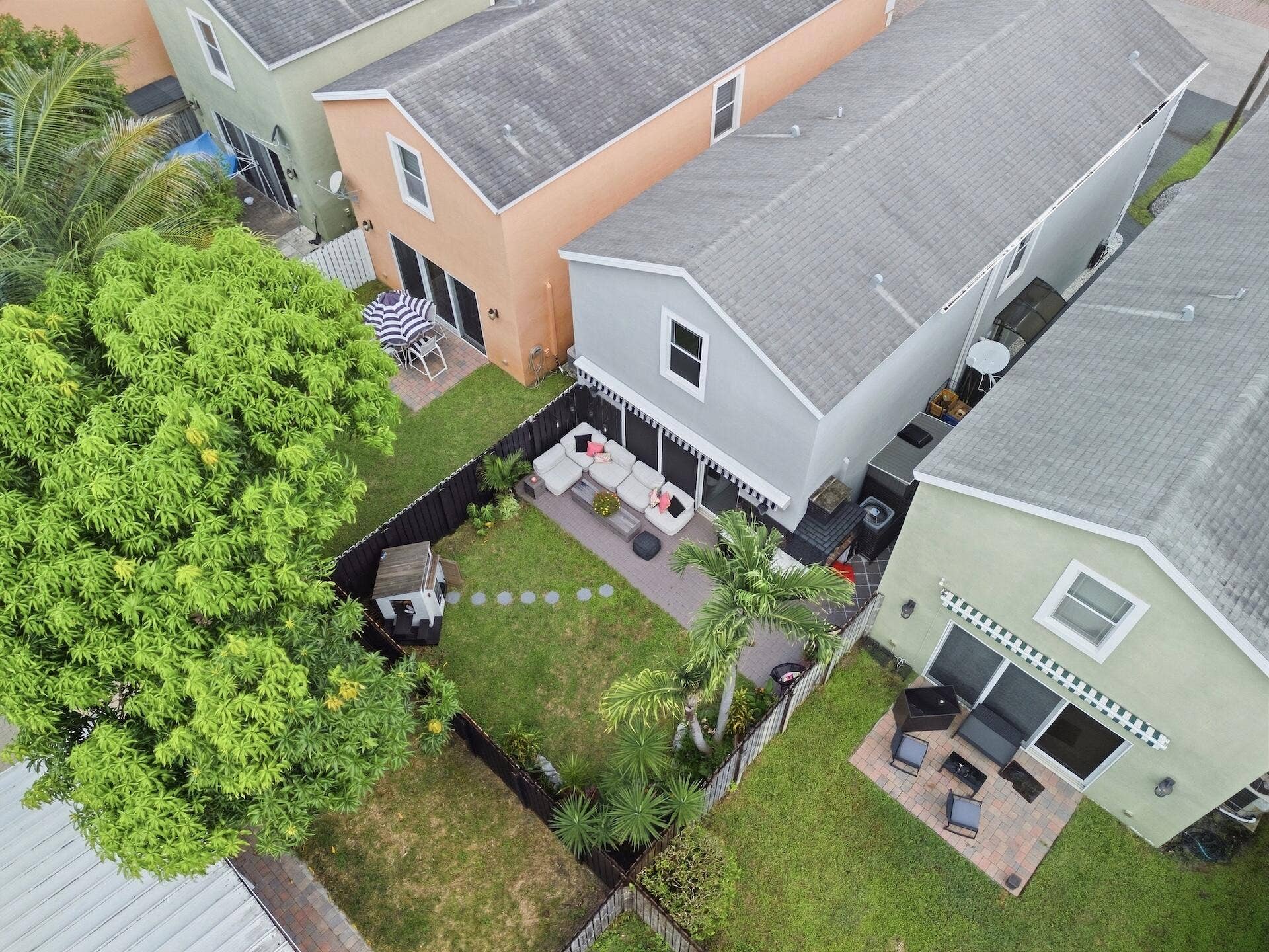 Aerial Backyard