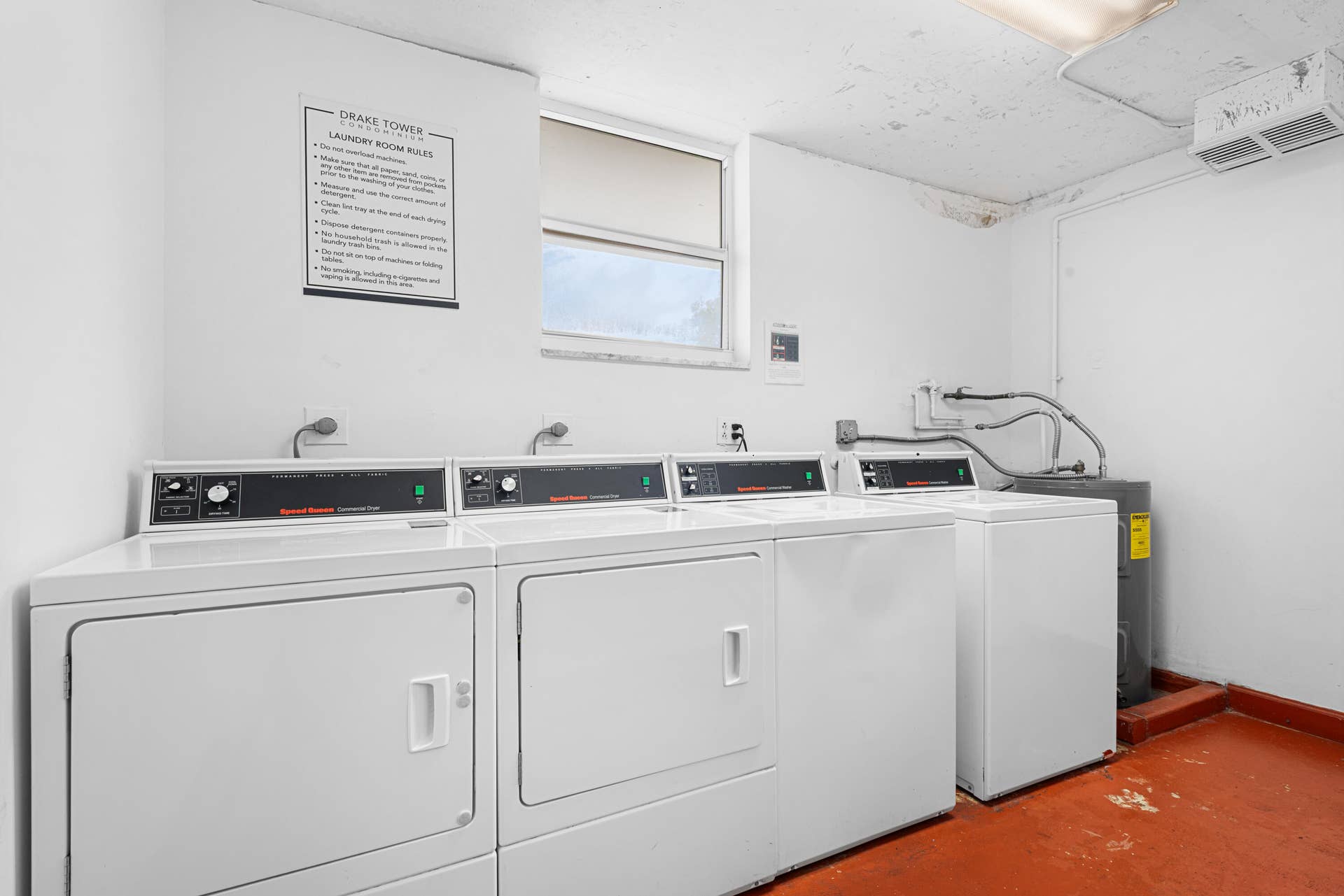 FREE LAUNDRY, right next door! Laundry on each floor.