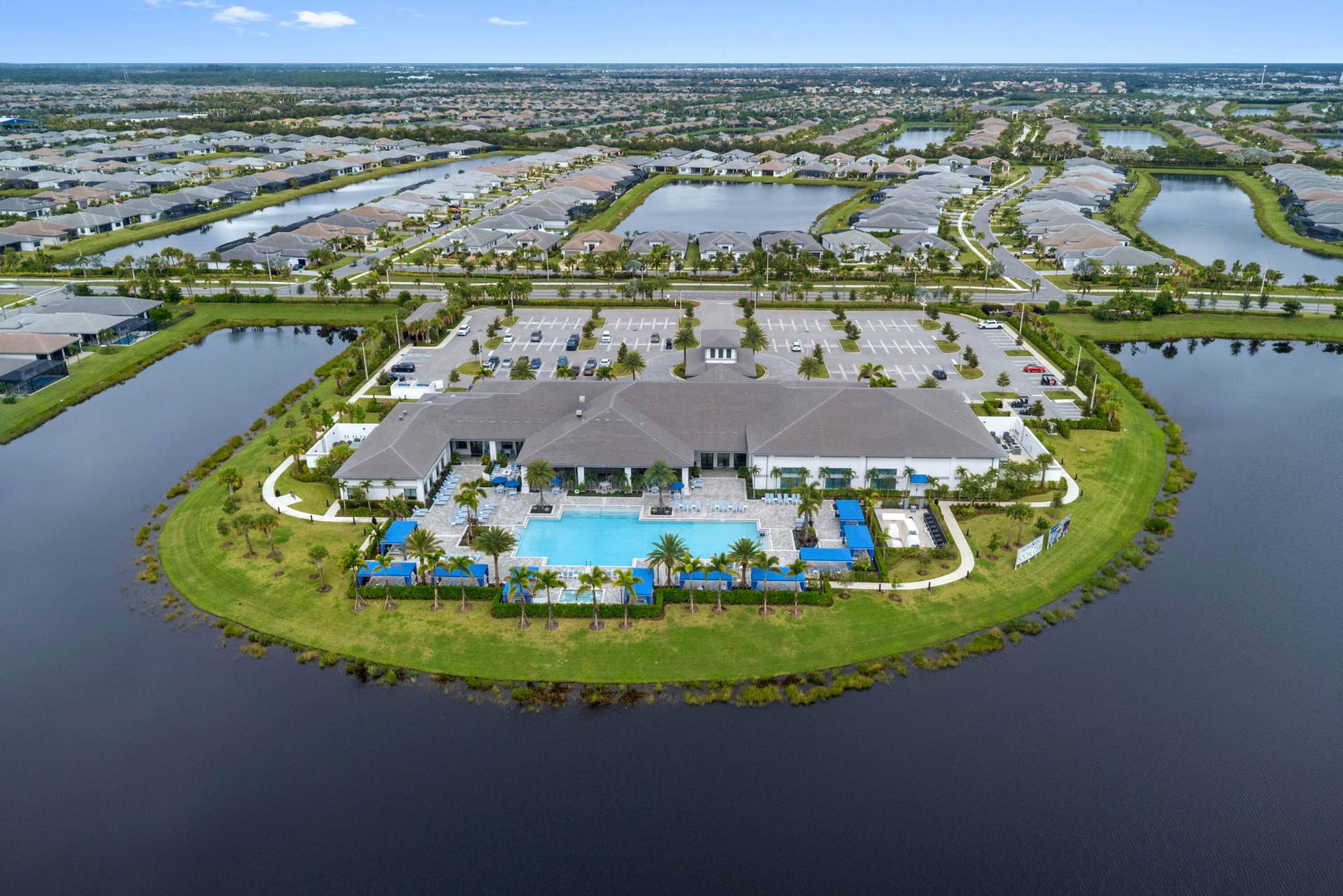 11972 SW BACKRUSH Road, Port St Lucie, FL 34987 ClubhouseAerial