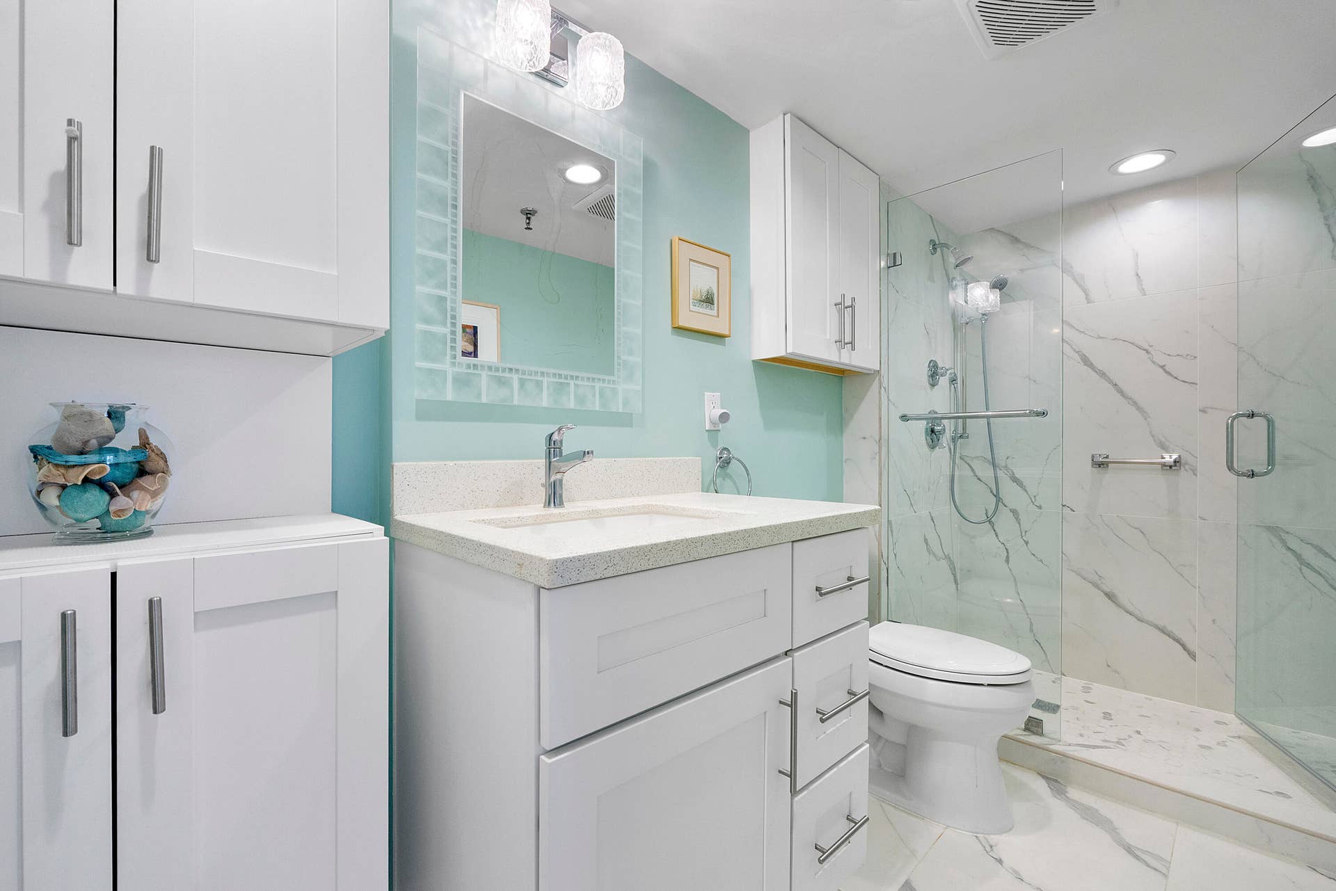 1901 S Ocean Boulevard, #401, Boca Raton, FL 33432 Updated with walk-in glass enclosed shower