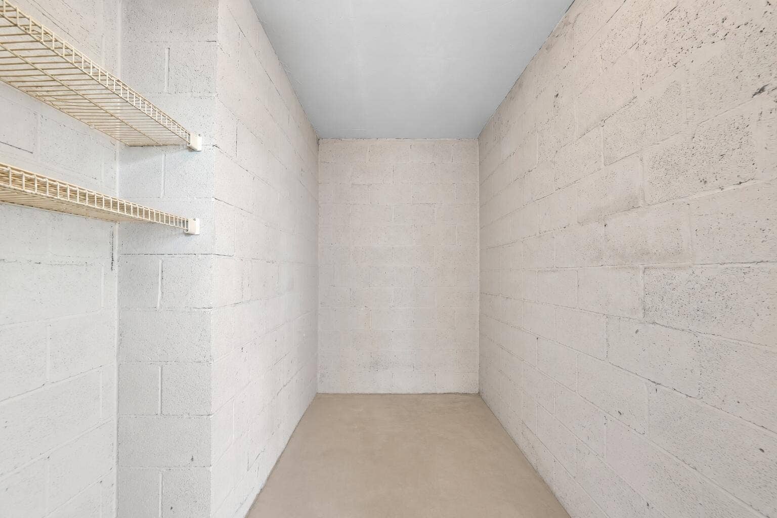 In Unit Storage room
