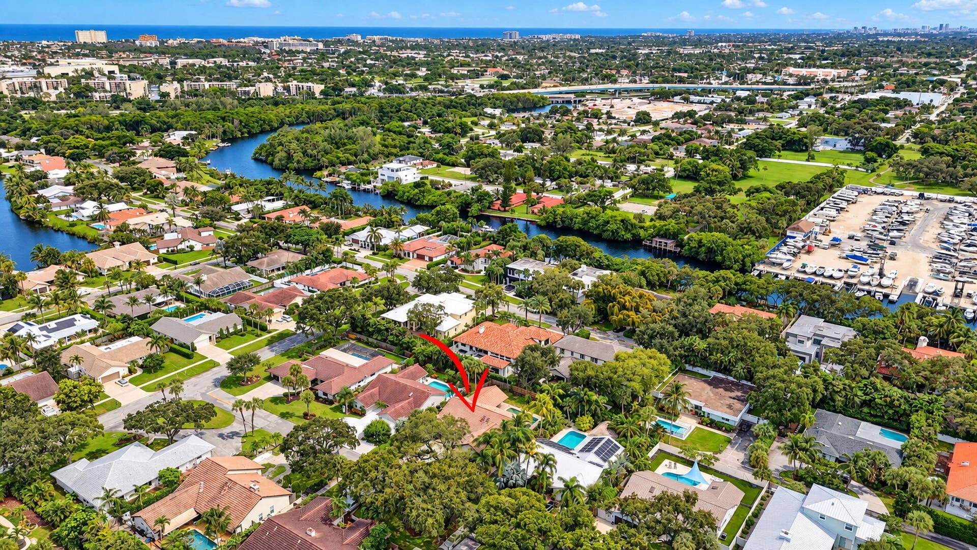 840 SW 21ST Street, Boca Raton, FL 33486 Aerial