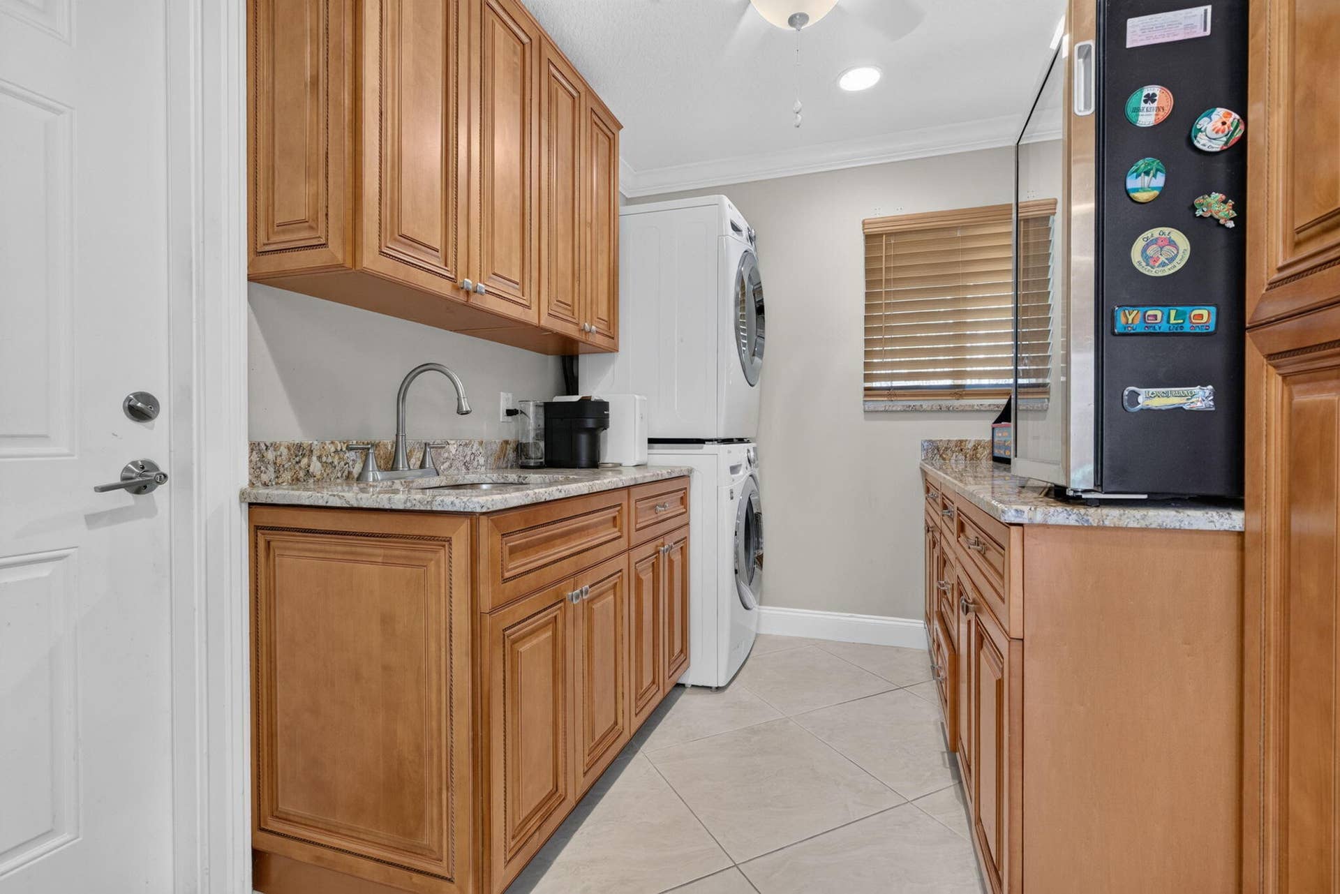 330 SW 75th Avenue, Plantation, FL 33317 Laundry Room with Front Loading LG Washer and Dryer