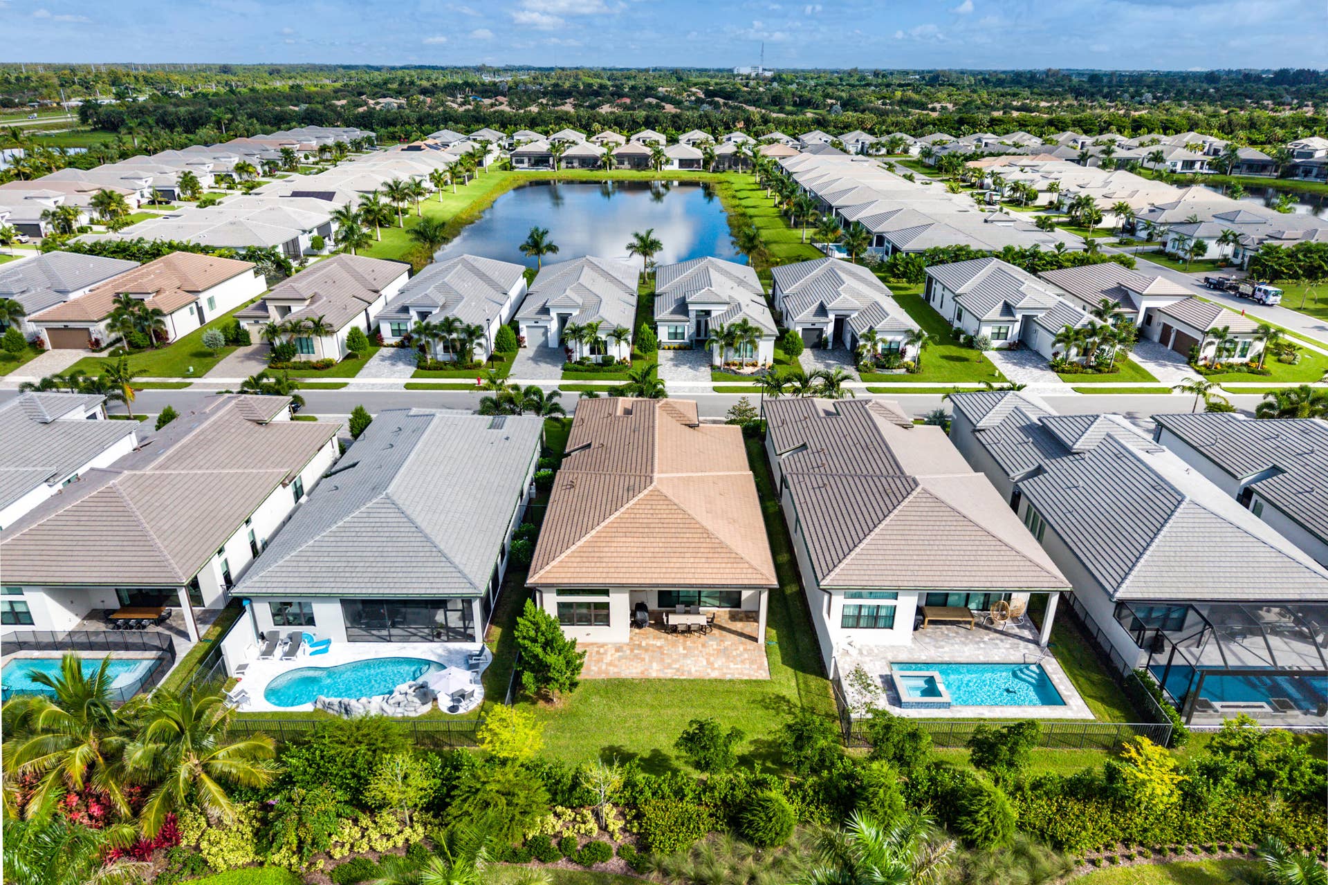 Aerial View Of Home
