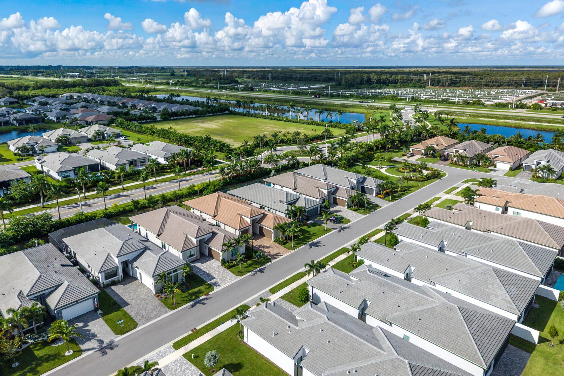 Aerial View Of Home