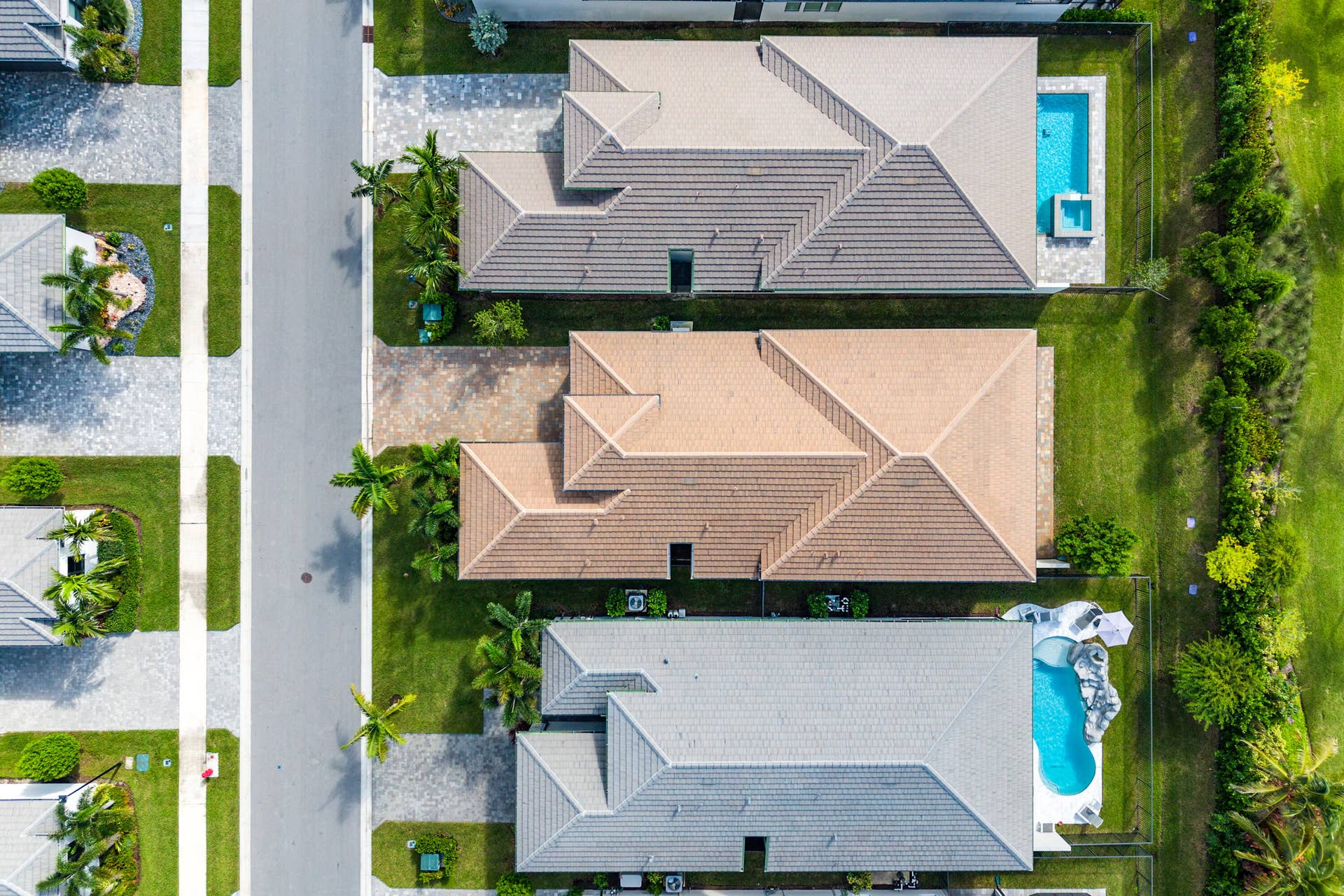 Aerial View Of Home