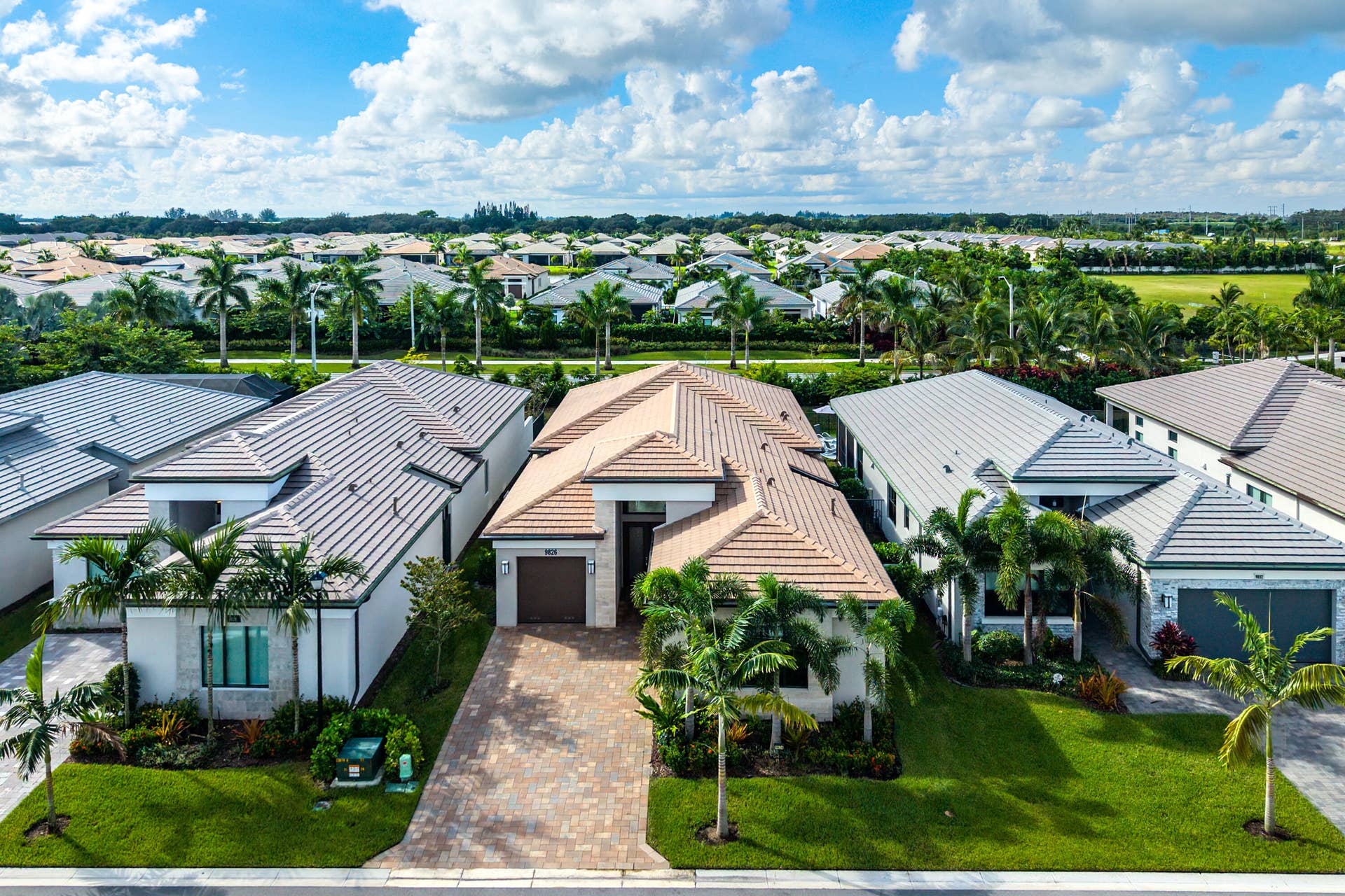 Aerial View Of Home