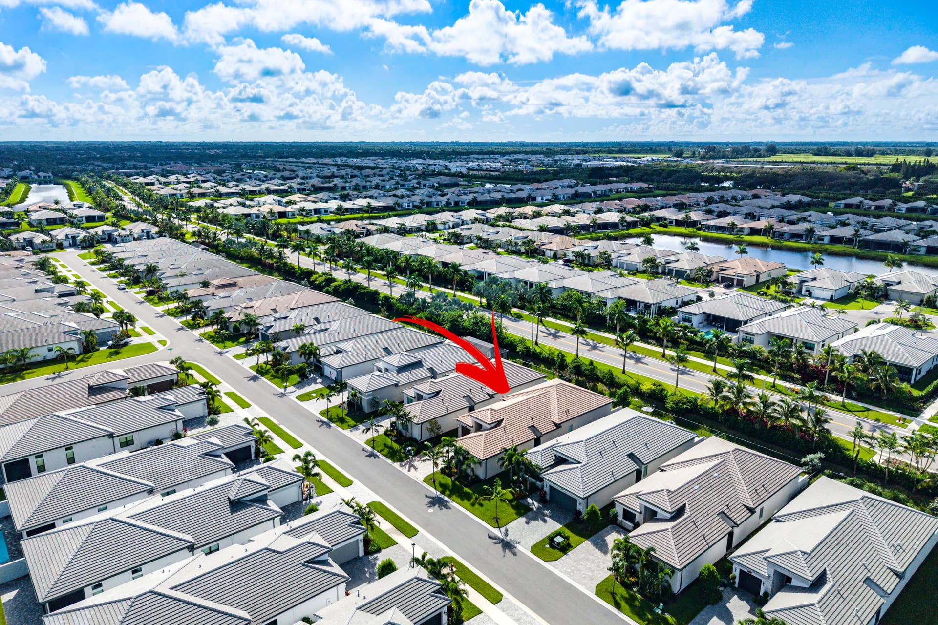 Aerial View Of Home