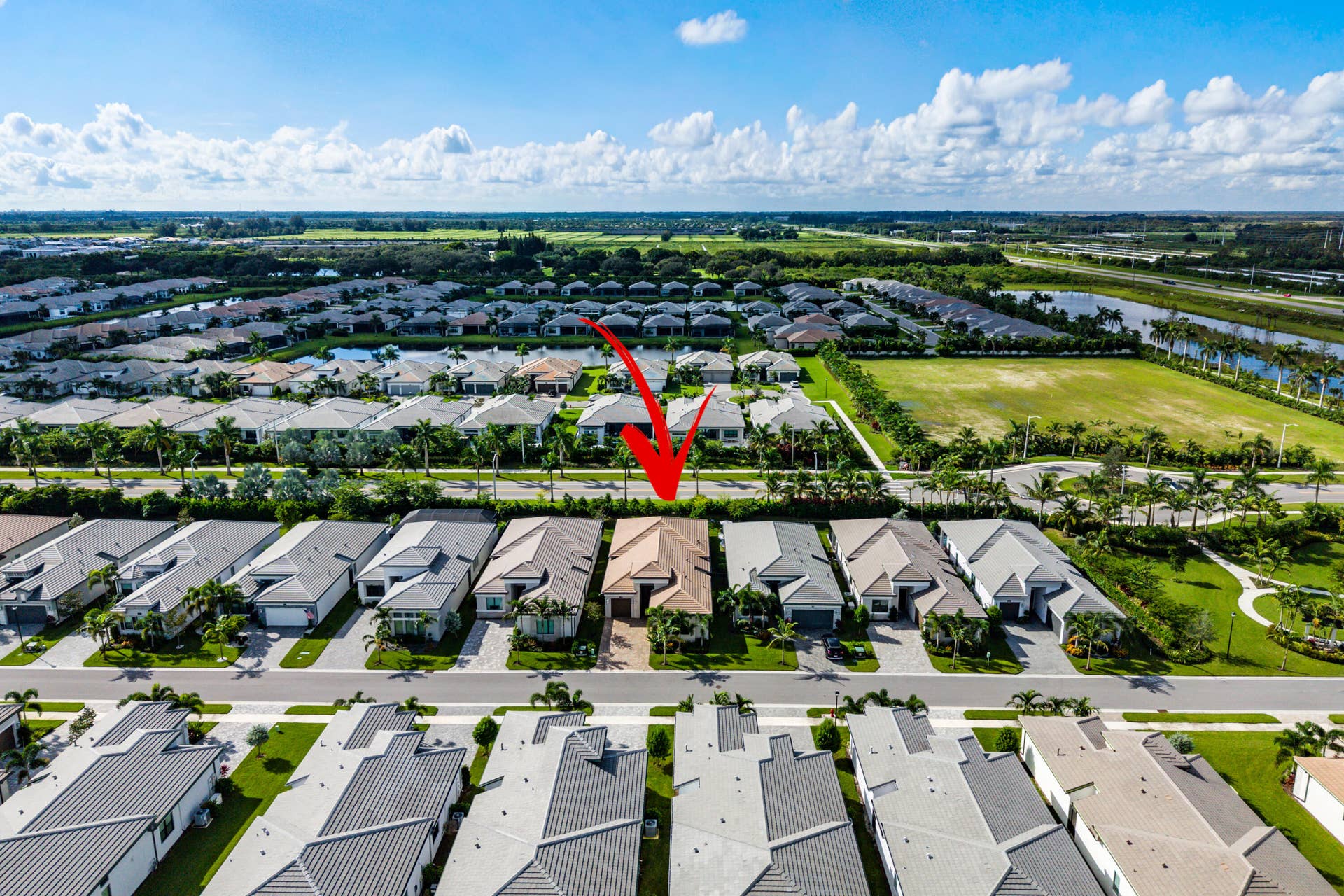Aerial View Of Home