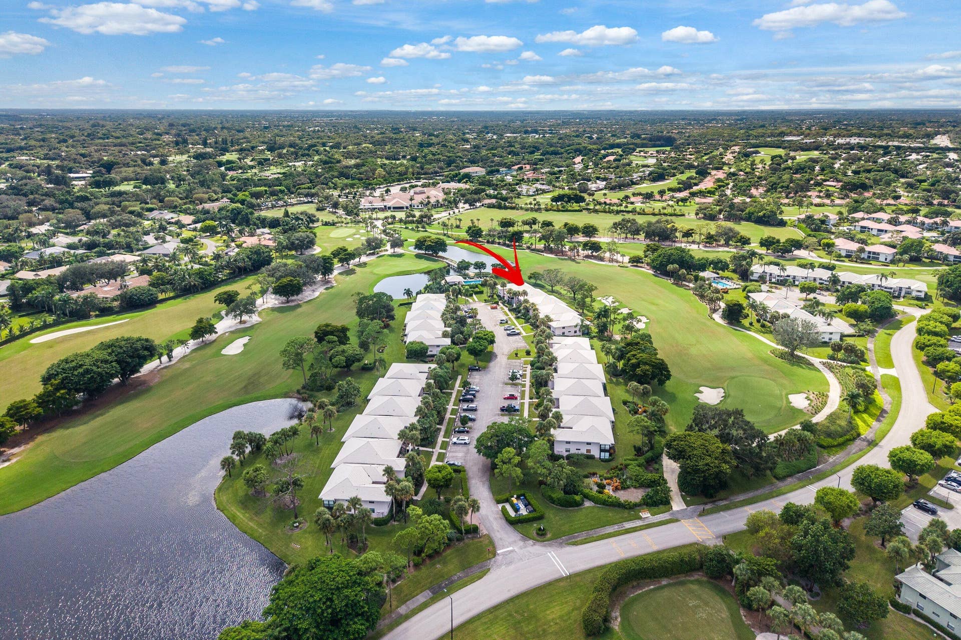 3836 Quail Ridge Drive N, Boynton Beach, FL 33436 Aerial view