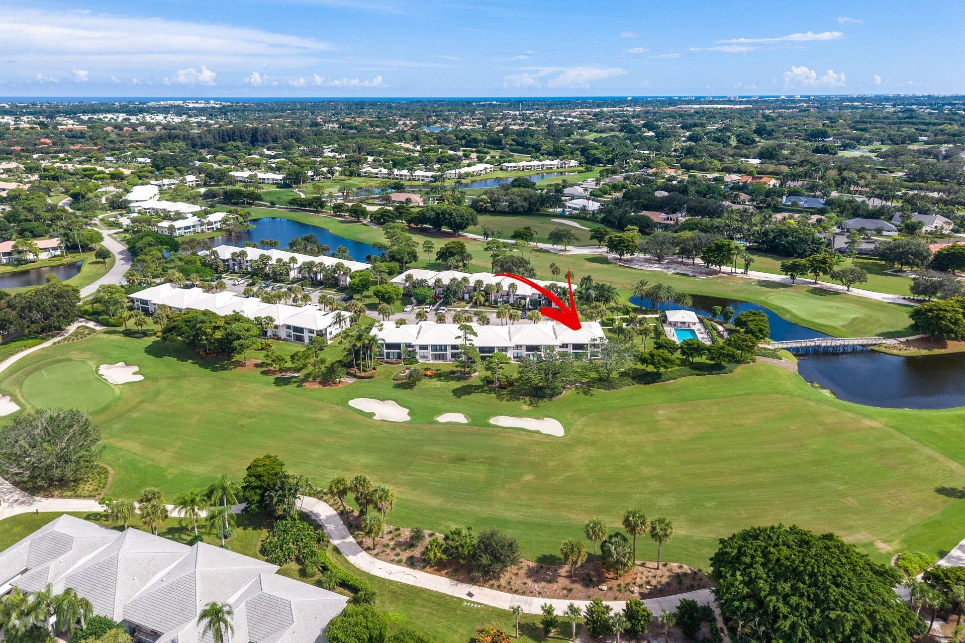 3836 Quail Ridge Drive N, Boynton Beach, FL 33436 Aerial view