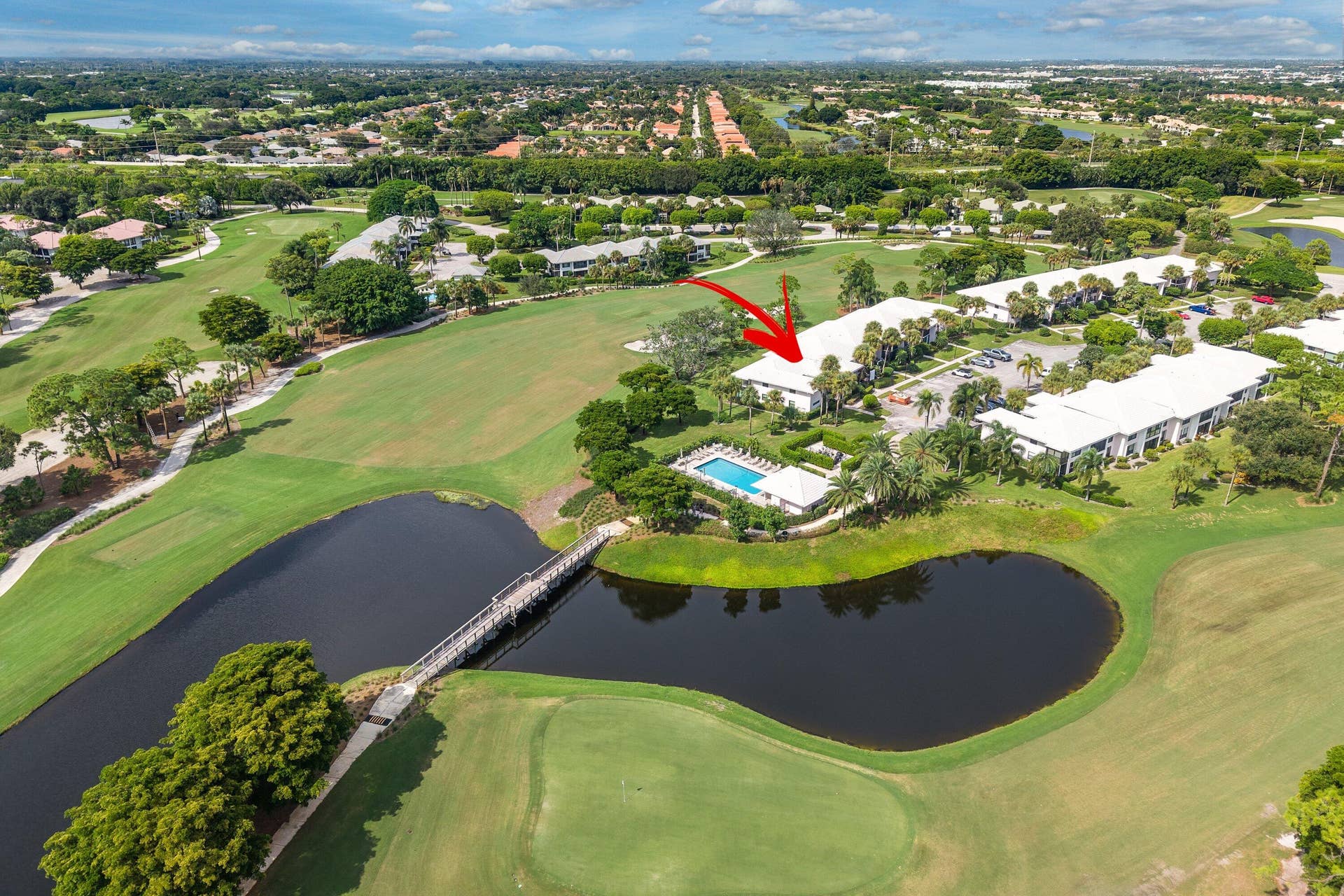 3836 Quail Ridge Drive N, Boynton Beach, FL 33436 Aerial view