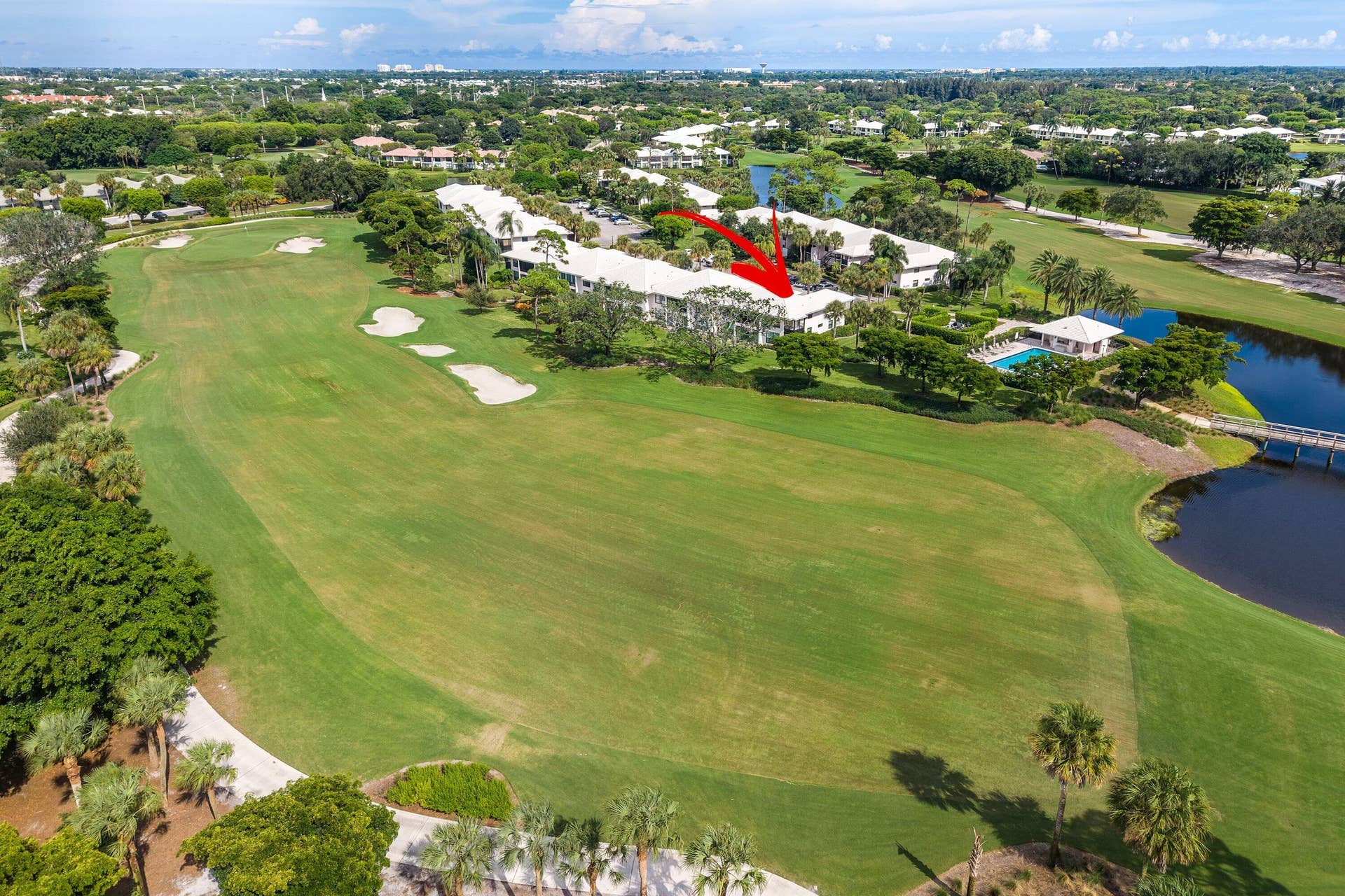 3836 Quail Ridge Drive N, Boynton Beach, FL 33436 Aerial view