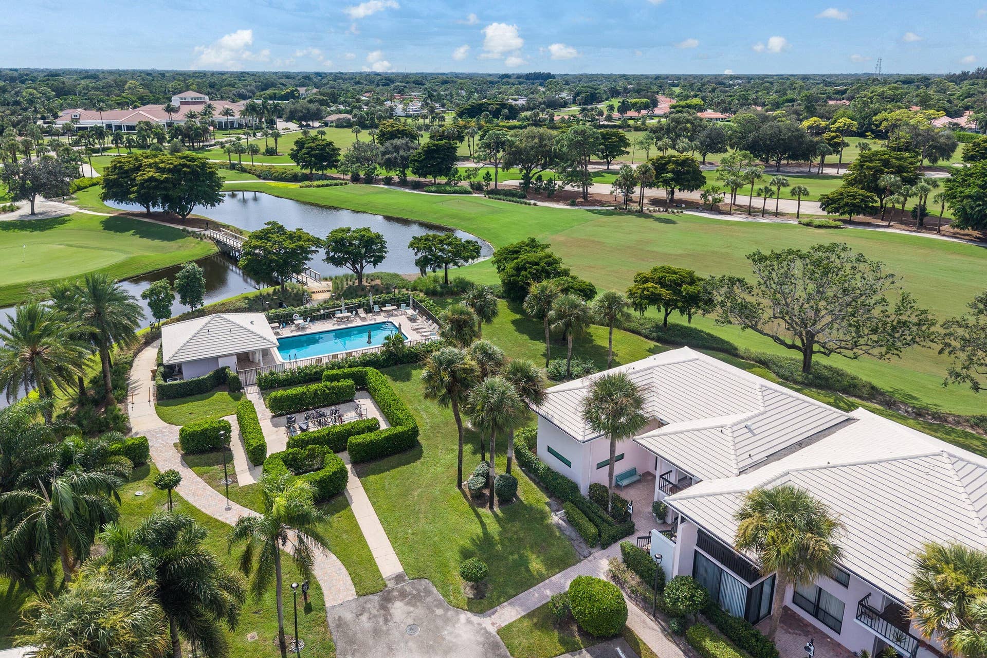 3836 Quail Ridge Drive N, Boynton Beach, FL 33436 Aerial view