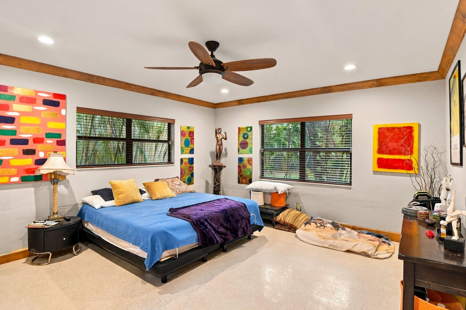 1549 SW 30th Place, Fort Lauderdale, FL 33315 Recessed lighting and a ceiling fan with integrated lighting