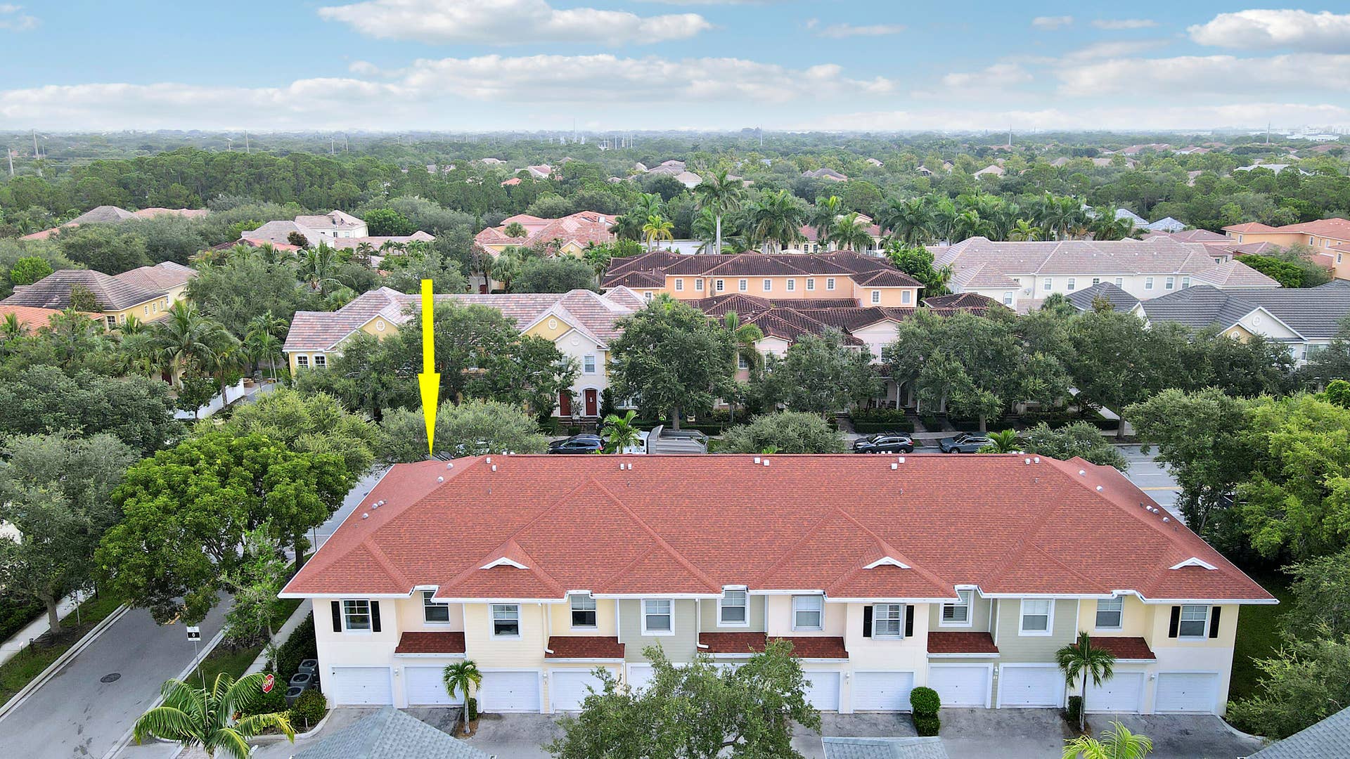 776 Dakota Drive, #106, Jupiter, FL 33458 Aerial of Back of Building