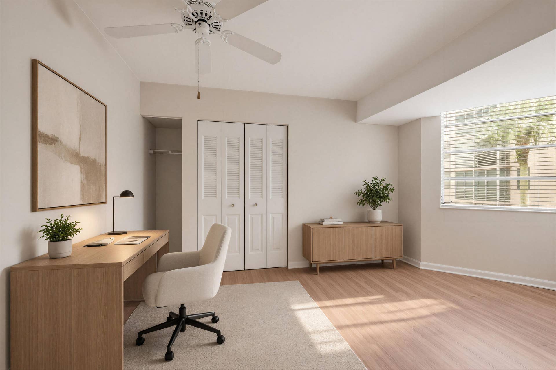 1900 SABAL PALM Drive, #205, Davie, FL 33324 Virtually Staged - Bedroom Two / Office Space