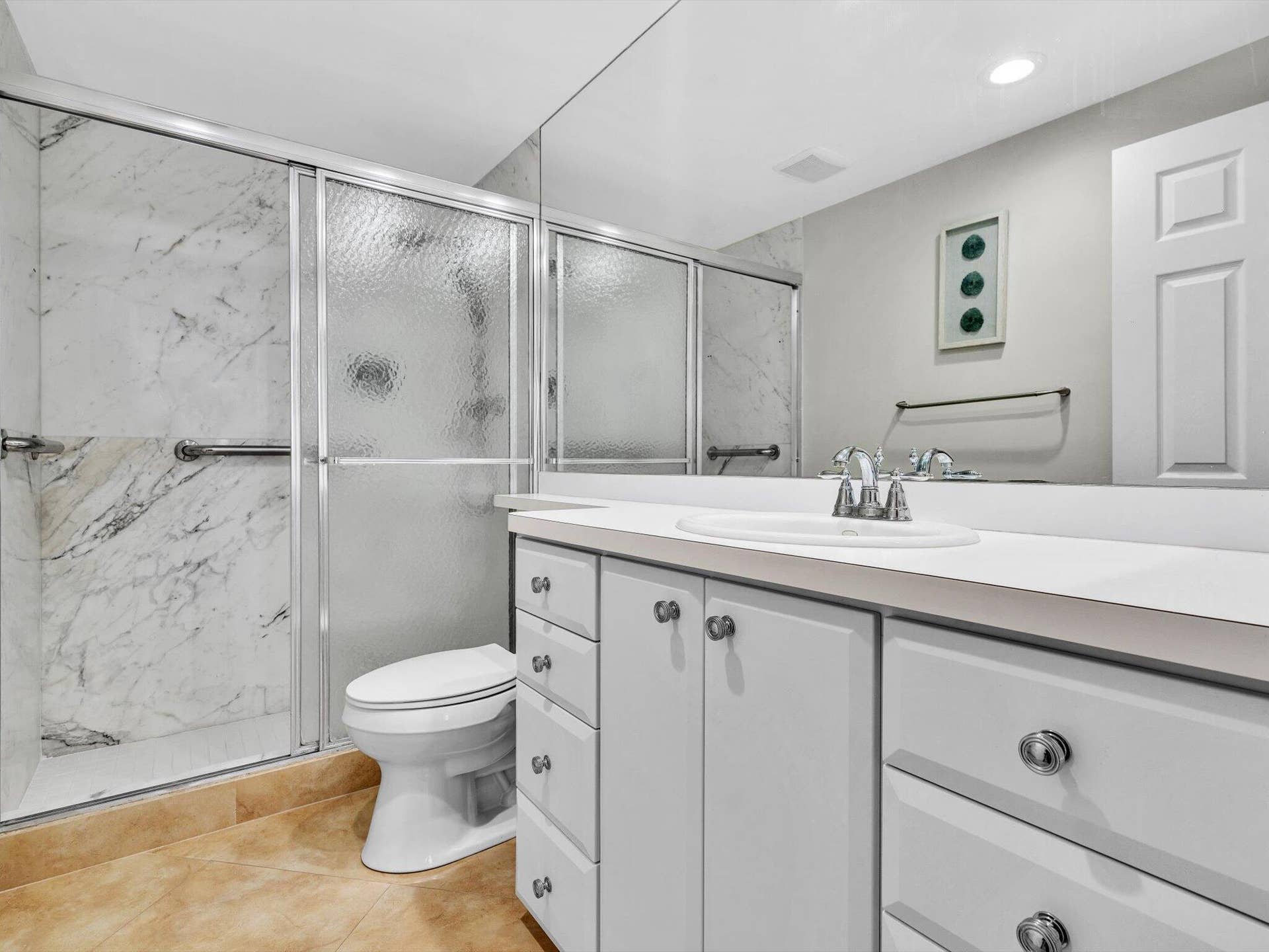 Primary bathroom with shower