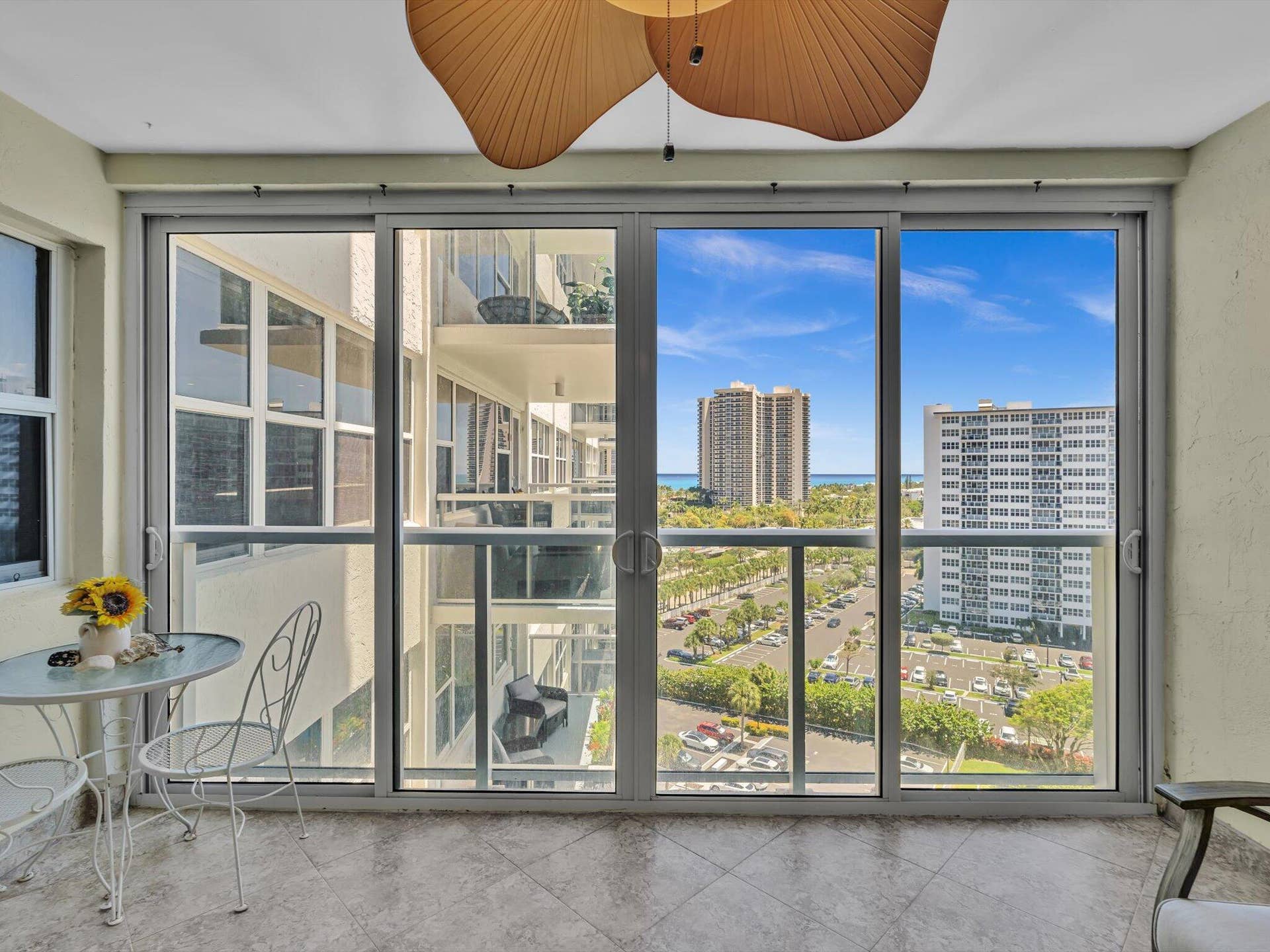 Glass balcony
