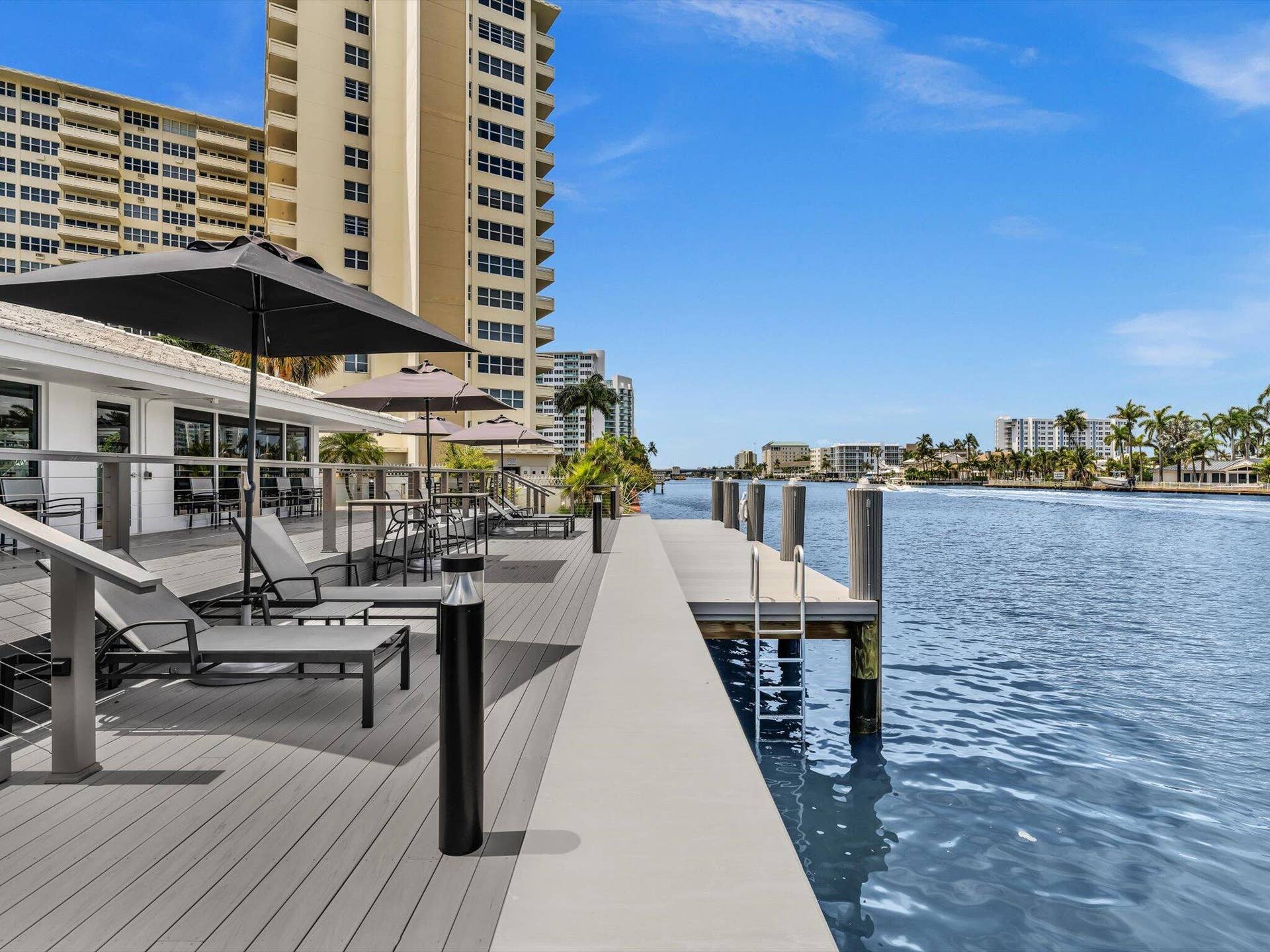 New dock and seawall