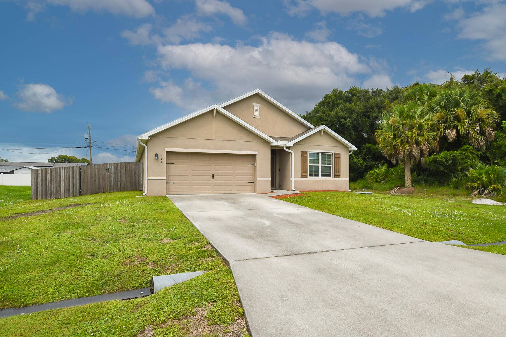Full Front Yard and House