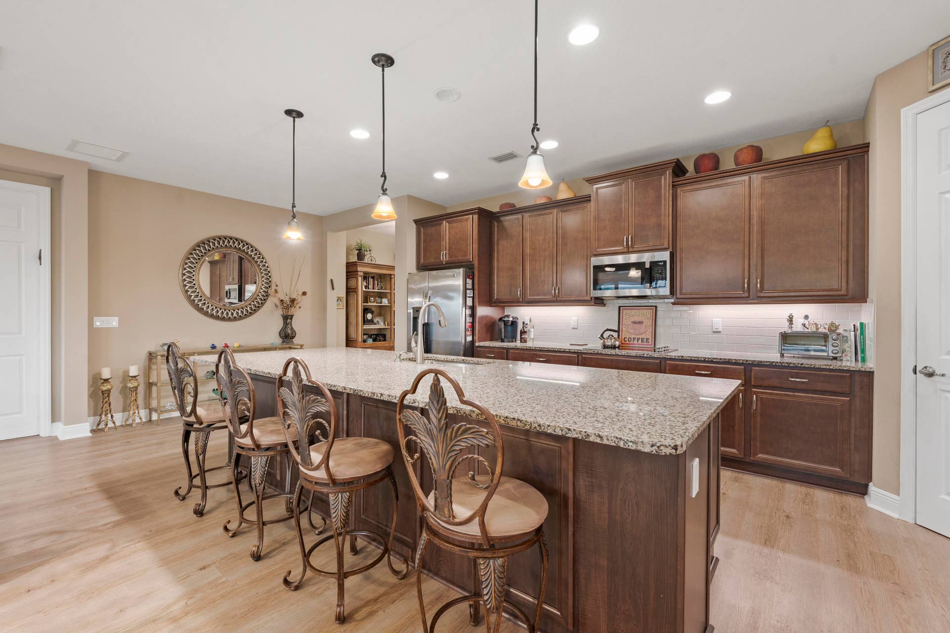 Gourmet Kitchen with Massive Island