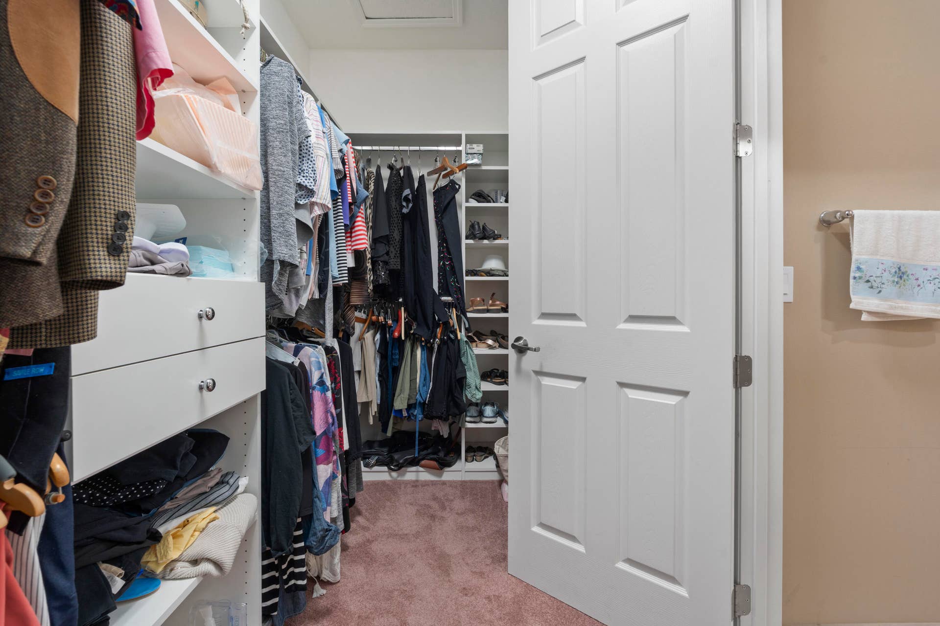 Walk in Primary Closet