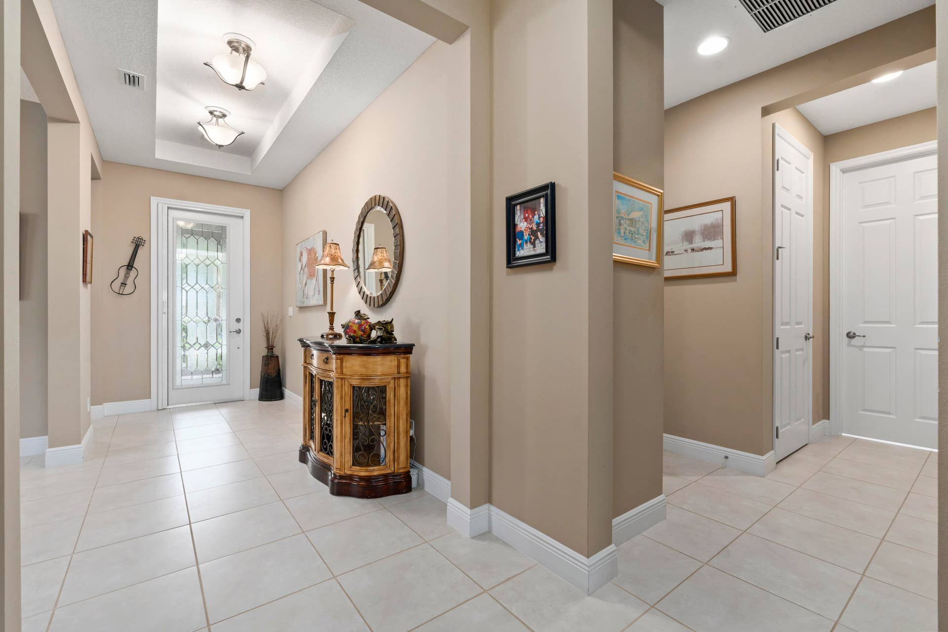 Hall to Den, Guest Space, & Laundry