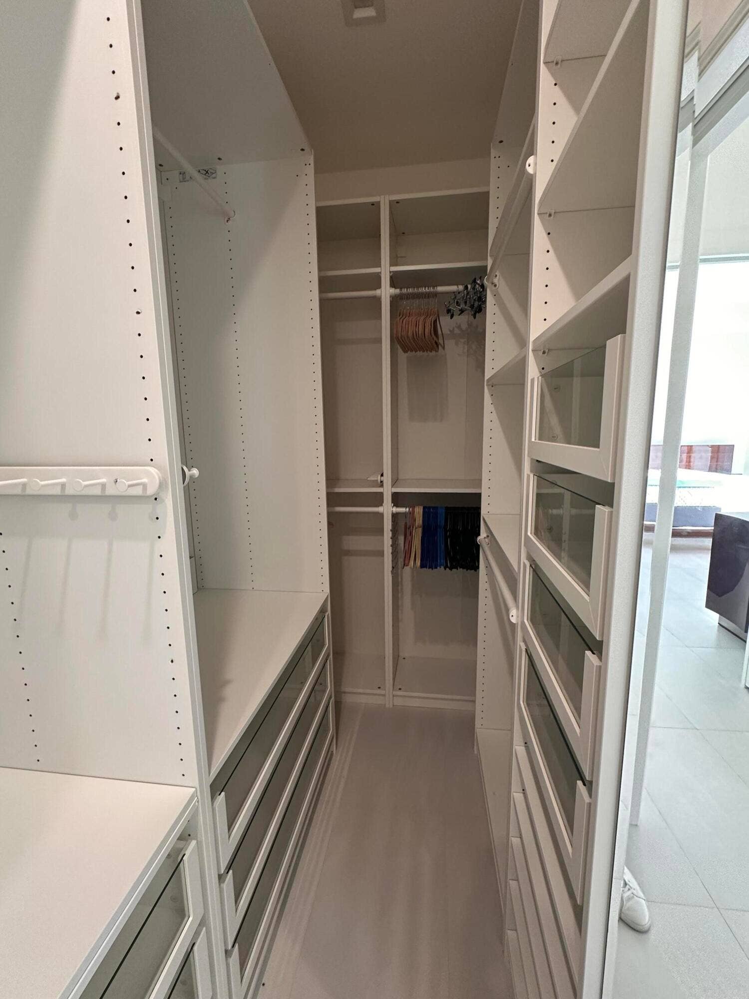 Primary closet