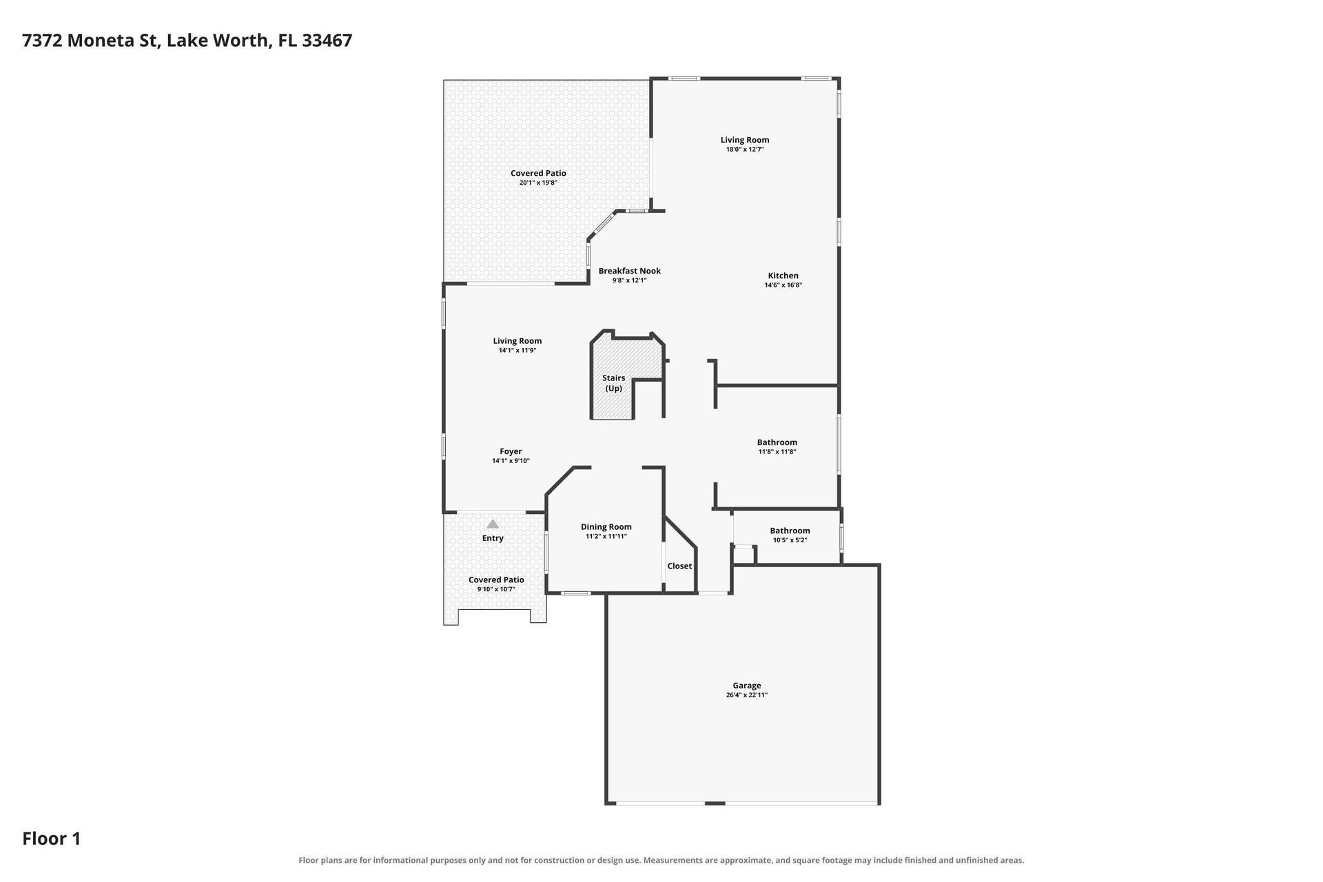7372 MONETA Street, Lake Worth, FL 33467 Floor-1