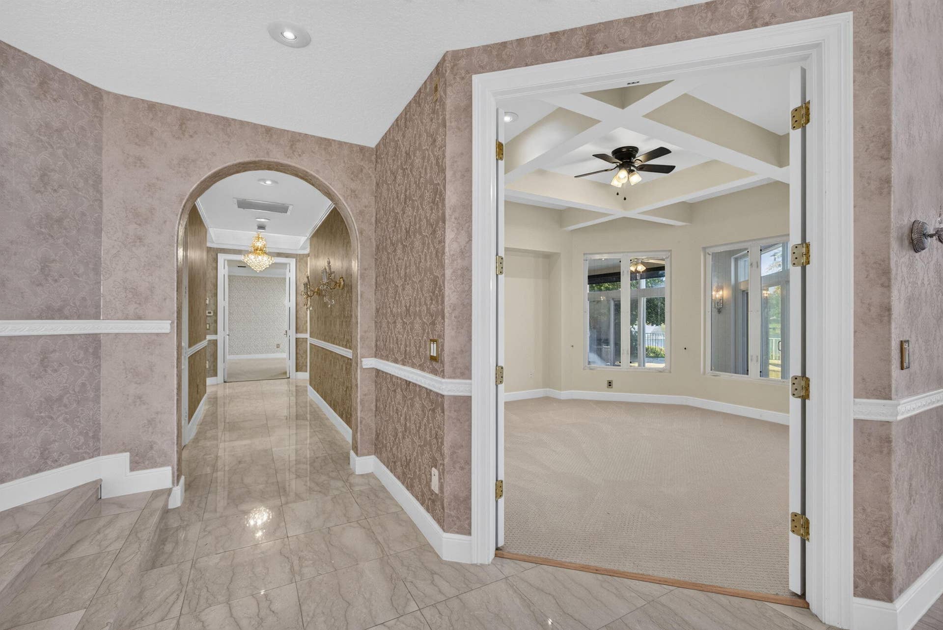 10248 Heronwood Lane, West Palm Beach, FL 33412 Hallway to Bedrooms