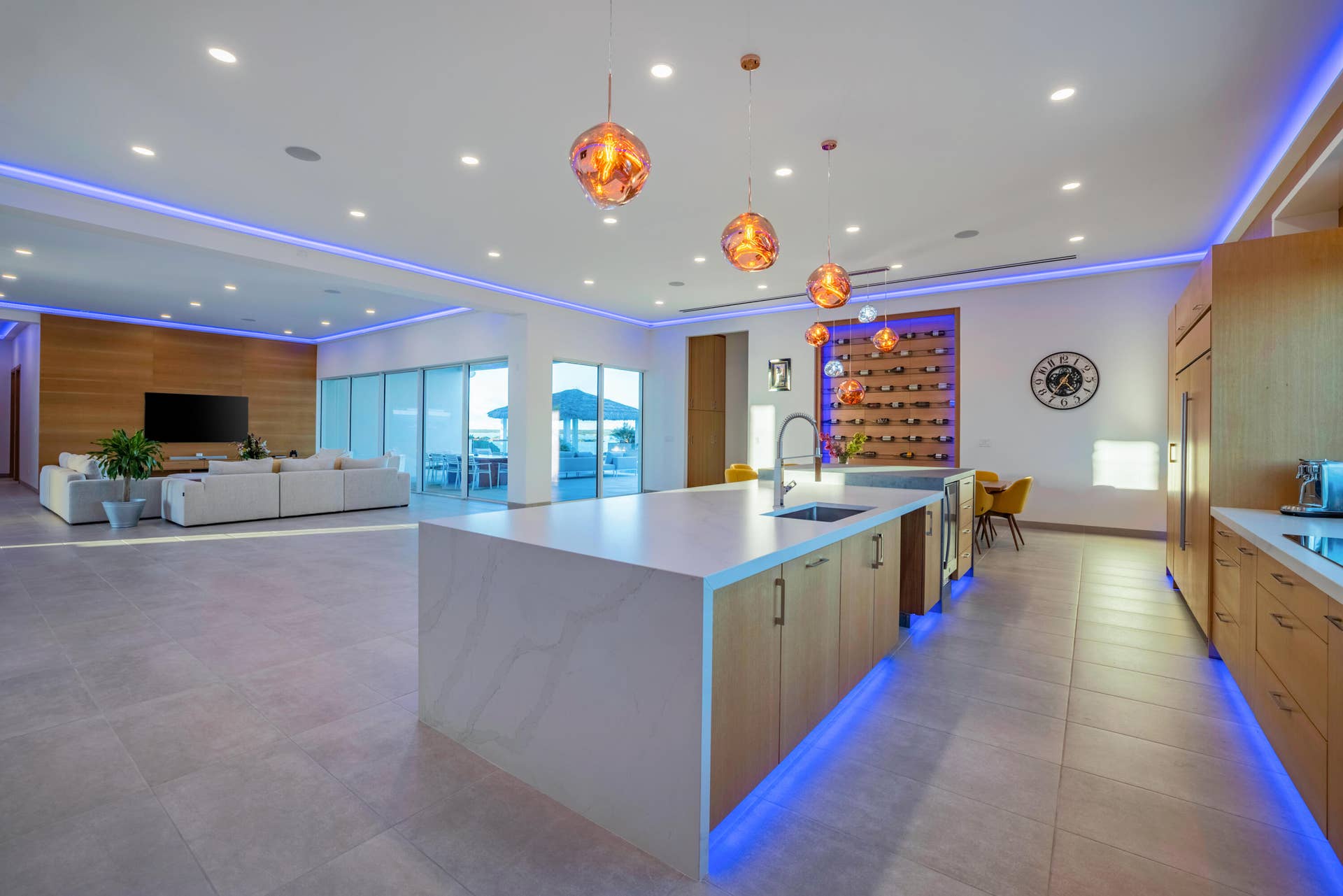 245 Chalk Sound Drive, Kitchen and Living Room