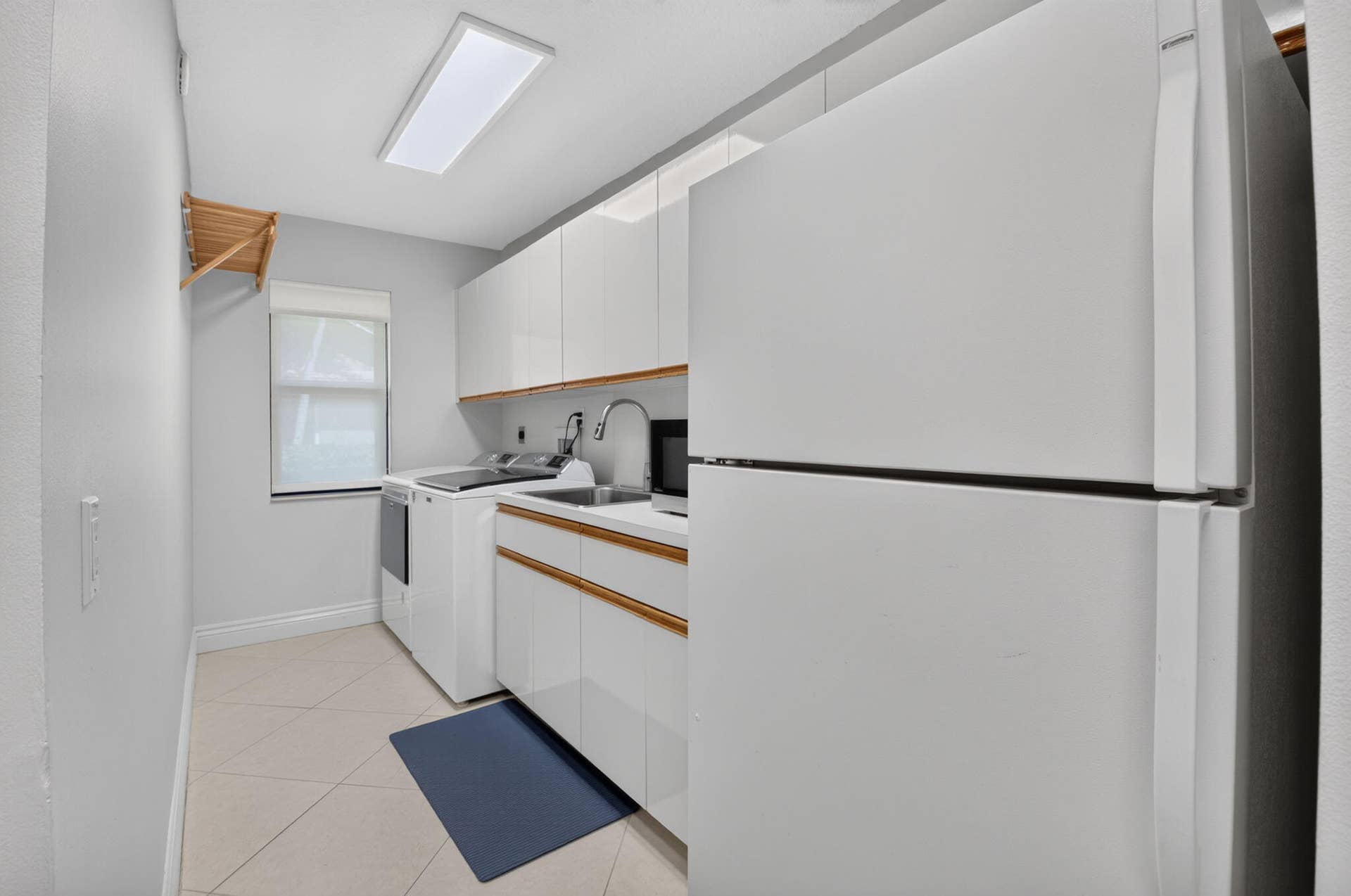 Large indoor laundry room