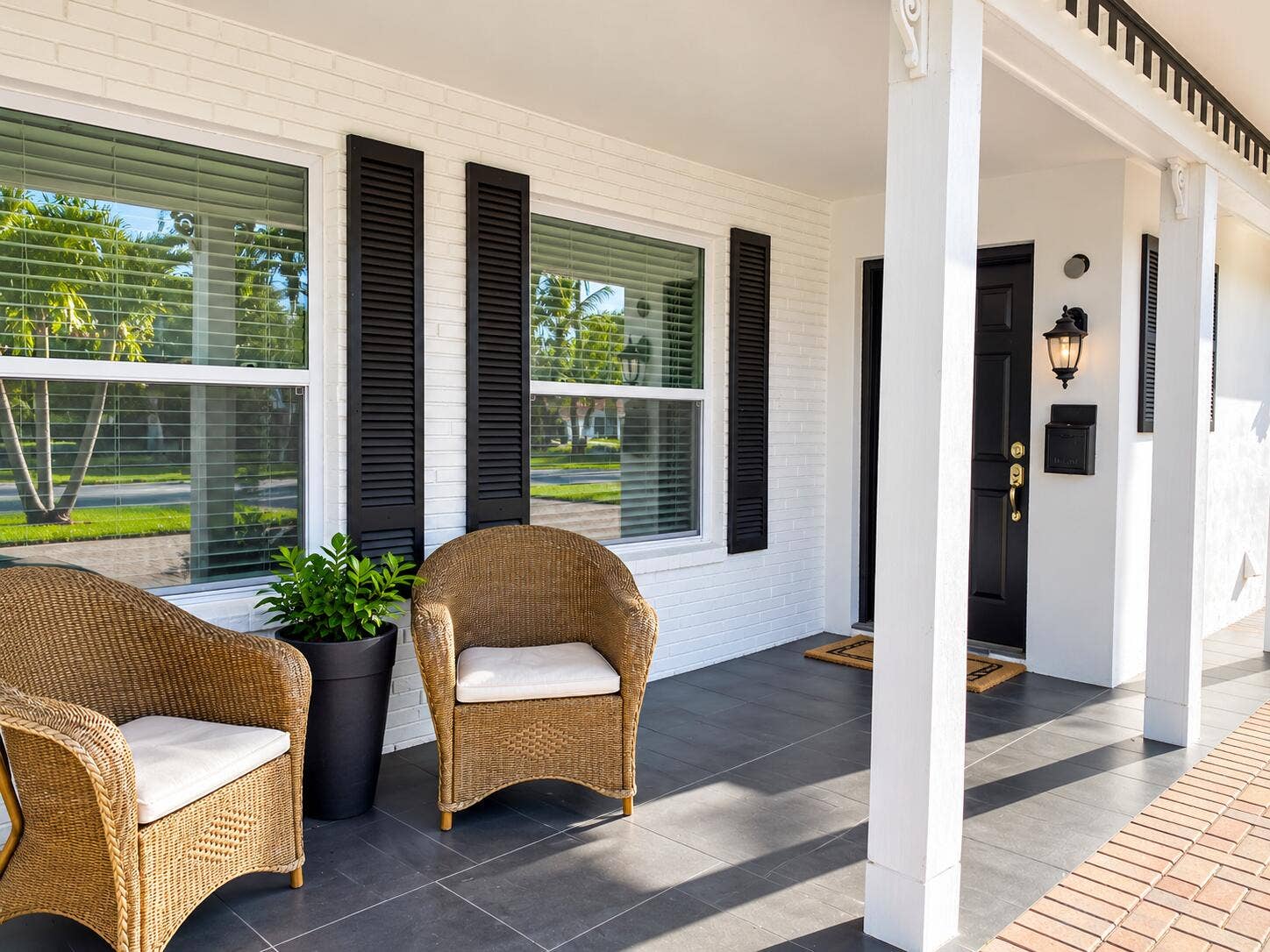 266 SW 12TH Street, Boca Raton, Boca Raton, FL 33432 Bright Modern Coastal Front Porch