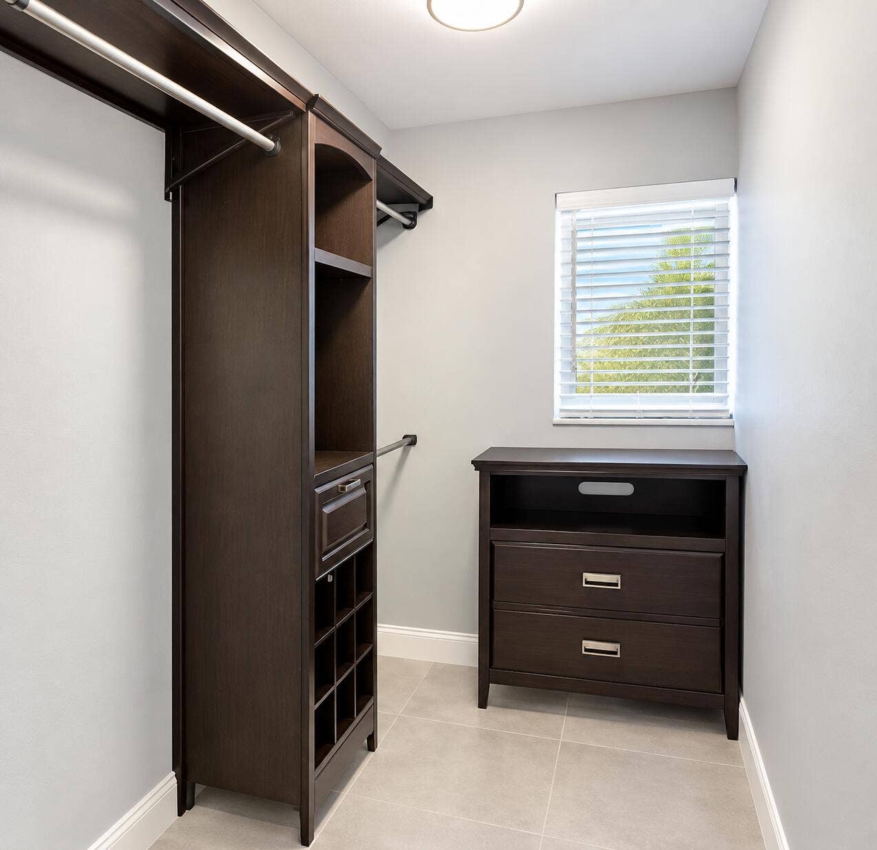 266 SW 12TH Street, Boca Raton, Boca Raton, FL 33432 Modern Espresso Walk-In Closet