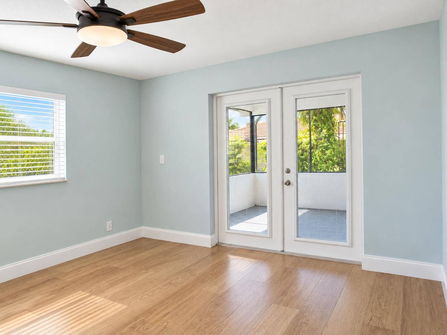 266 SW 12TH Street, Boca Raton, Boca Raton, FL 33432 Bright Main Bedroom with Screened Patio