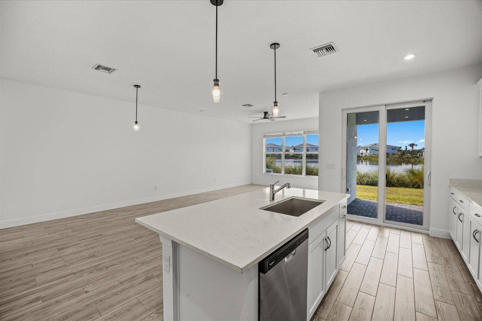 3566 NW SOLANGE Court, Jensen Beach, FL 34957 Open concept kitchen, living and dining area