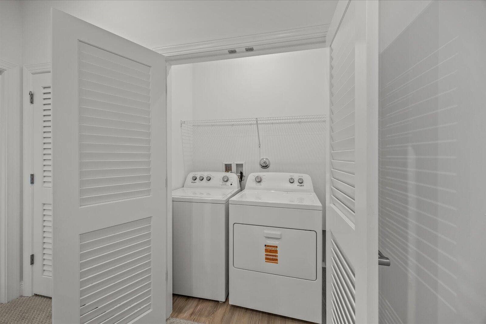 3566 NW SOLANGE Court, Jensen Beach, FL 34957 Laundry closet on 2nd floor