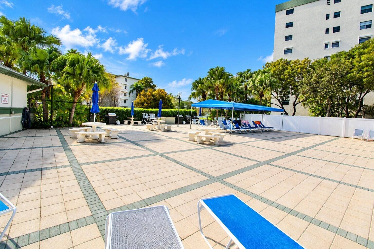 Tropical Condo Pool Patio