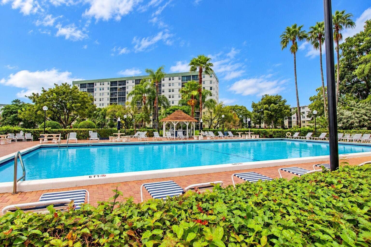 Tropical Resort Pool Oasis