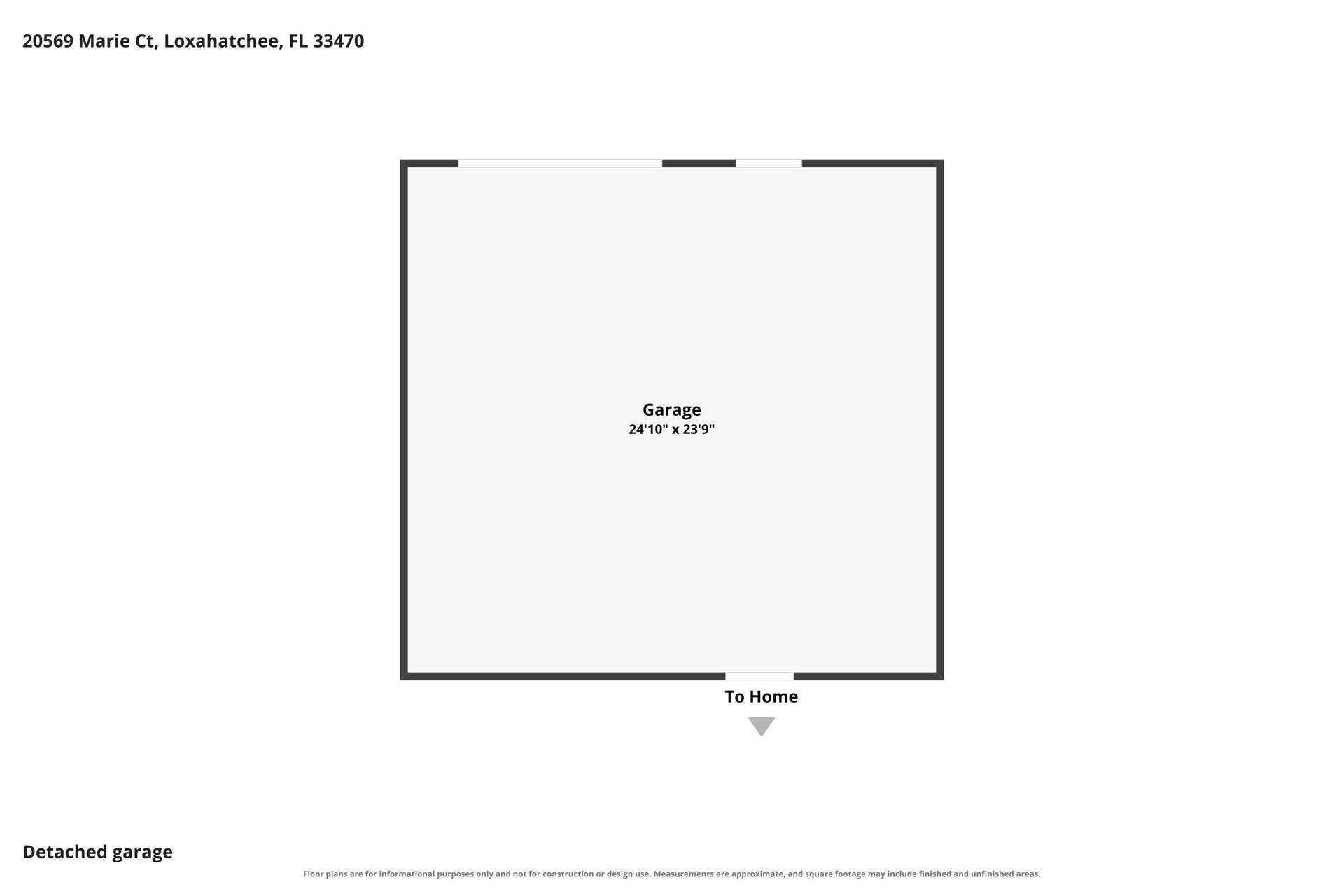 20569 Marie Court, Loxahatchee, FL 33470 Detached-garage