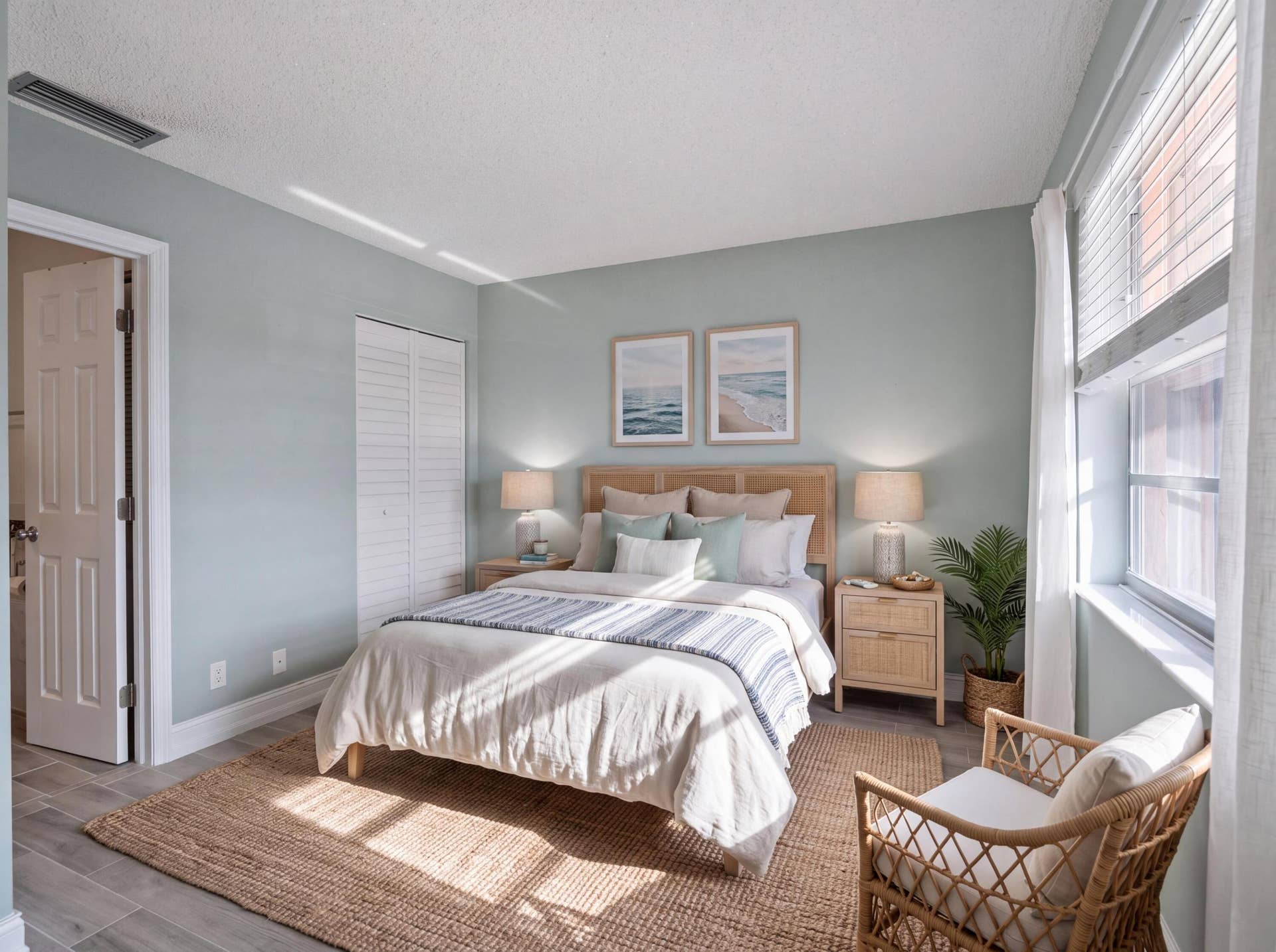 Lots of natural light throughout, ensuite bath, spacious closet. (virtually staged)