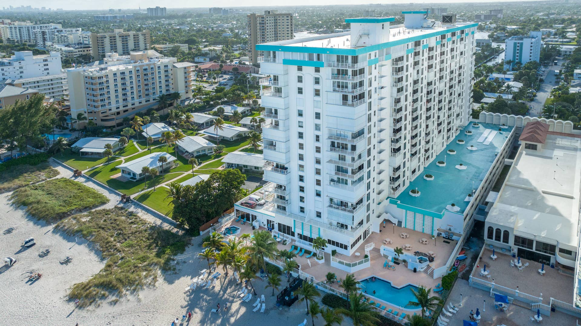1010 S OCEAN Boulevard, #PH12, Pompano Beach, Pompano Beach, FL 33062 1010-516 Drone-1-18