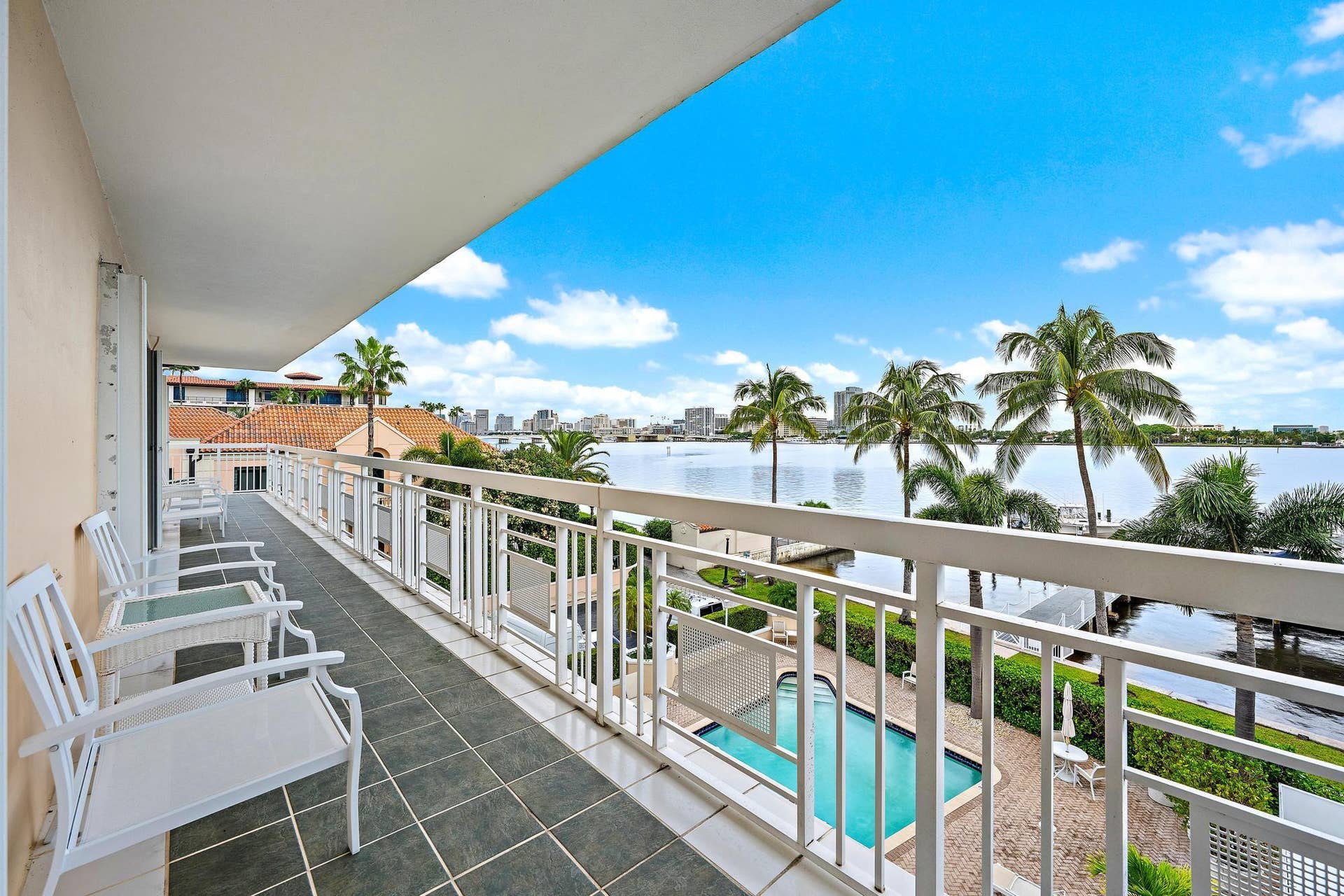 250 BRADLEY Place, #408, Palm Beach, FL 33480 Balcony