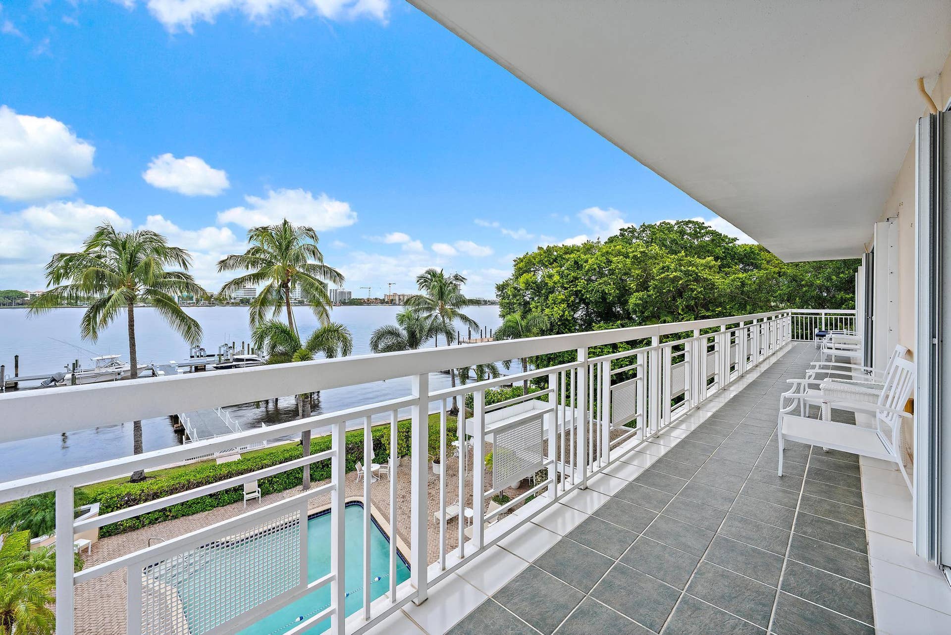 250 BRADLEY Place, #408, Palm Beach, FL 33480 Balcony