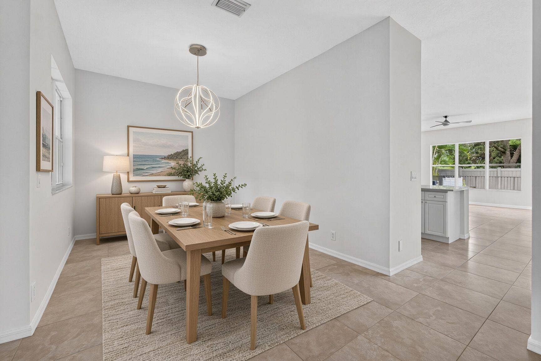Formal Dining Room - Staged