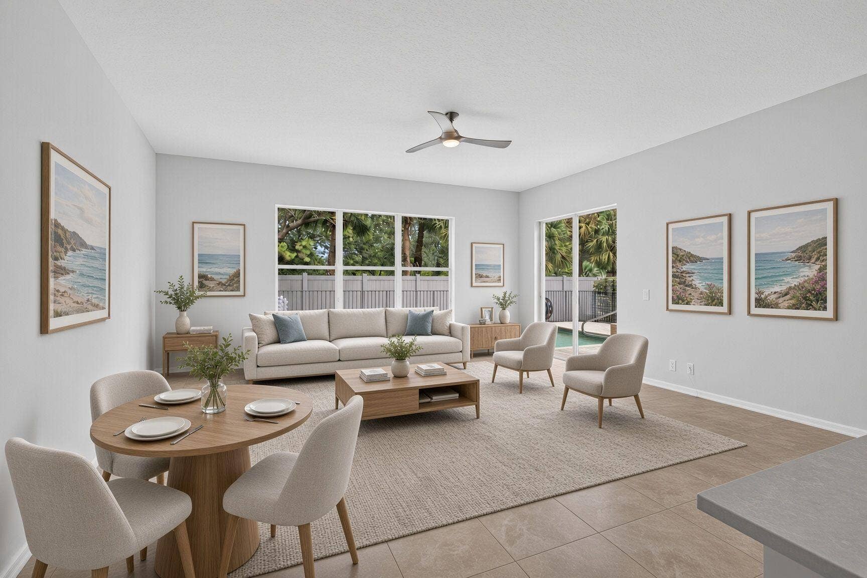 Family Room - Staged
