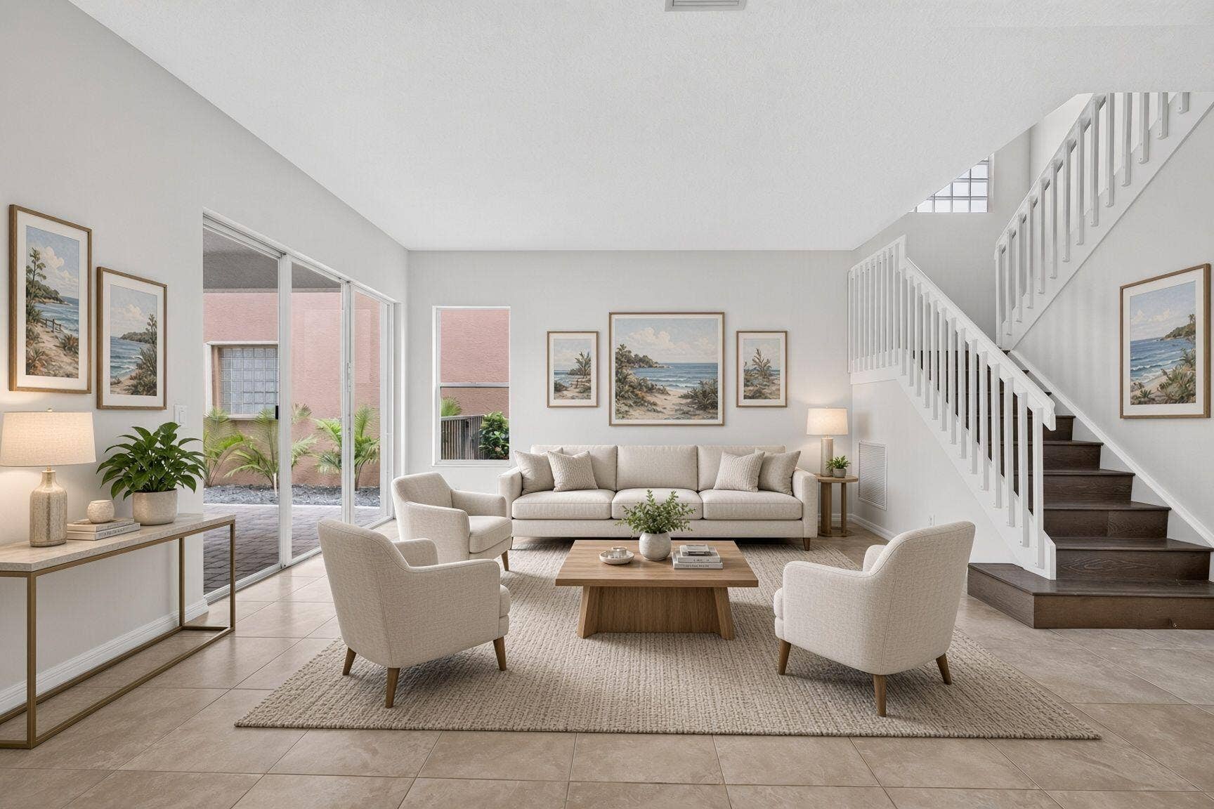 Living Room - Staged