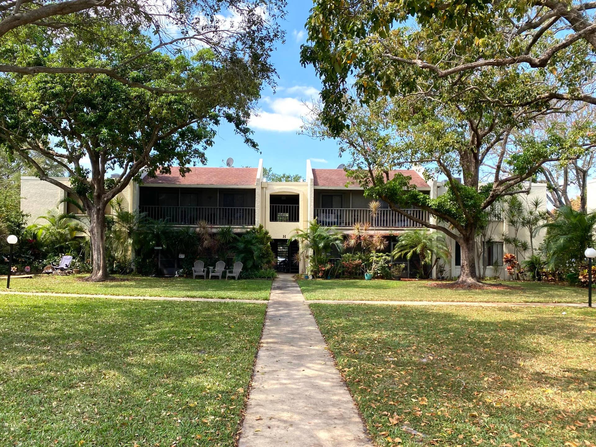 Front of H building